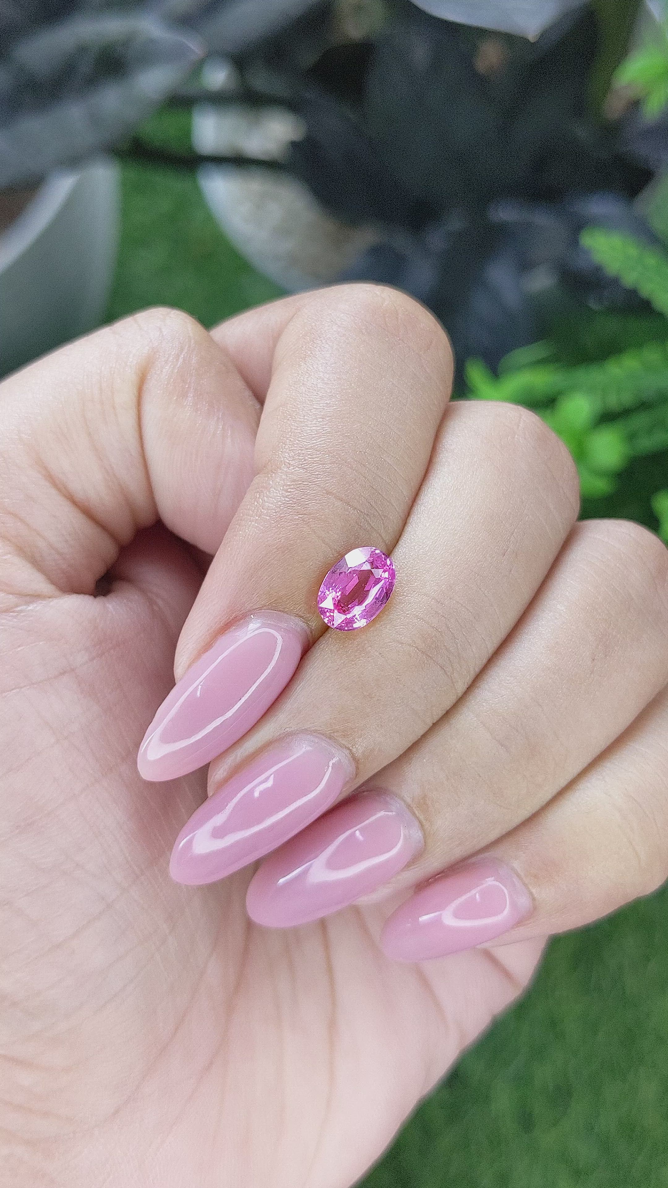 1.51 Ct. Pink Sapphire from Madagascar Size Video