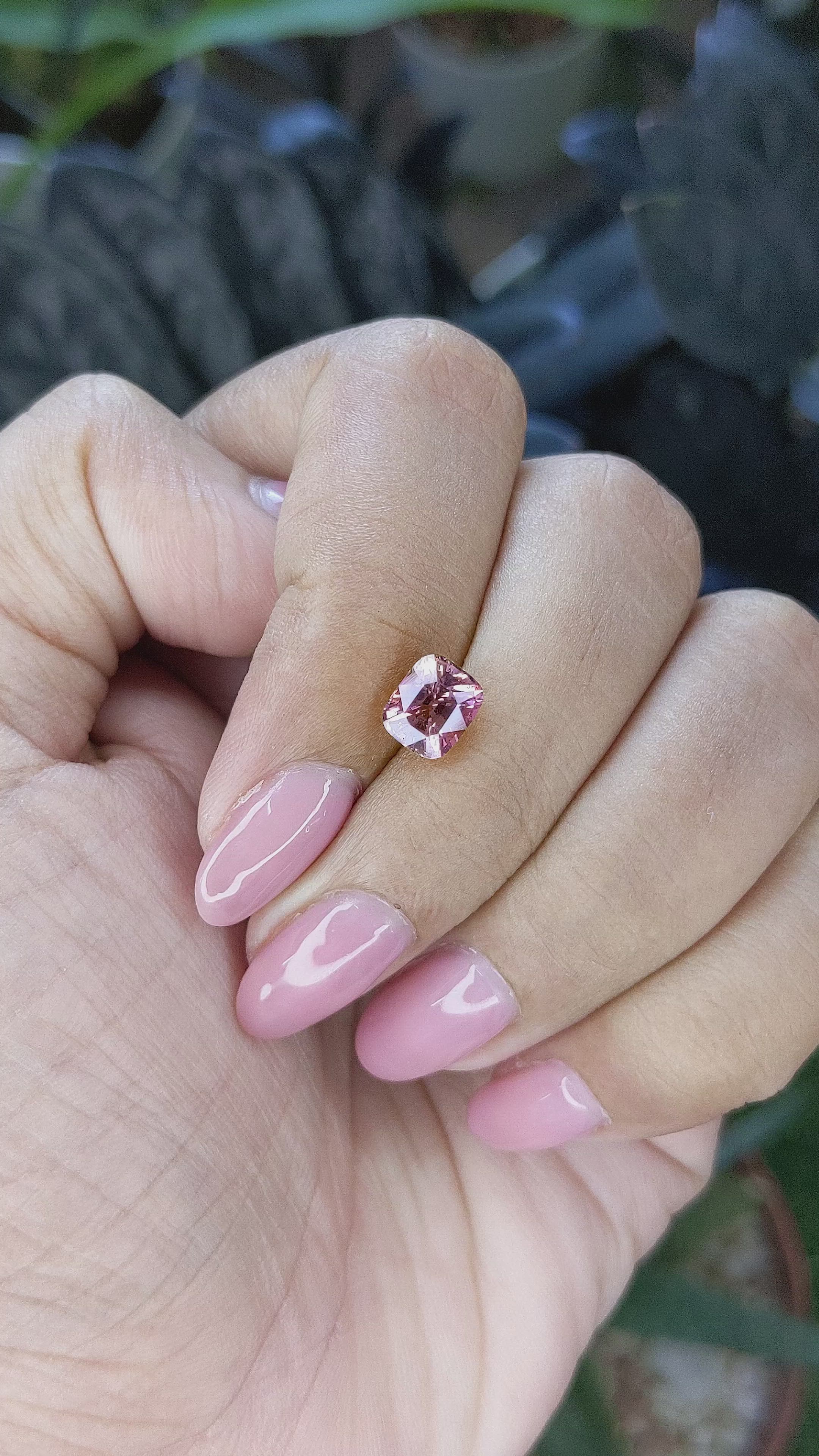 1.67 Ct. Padparadscha Sapphire from Madagascar Size Video
