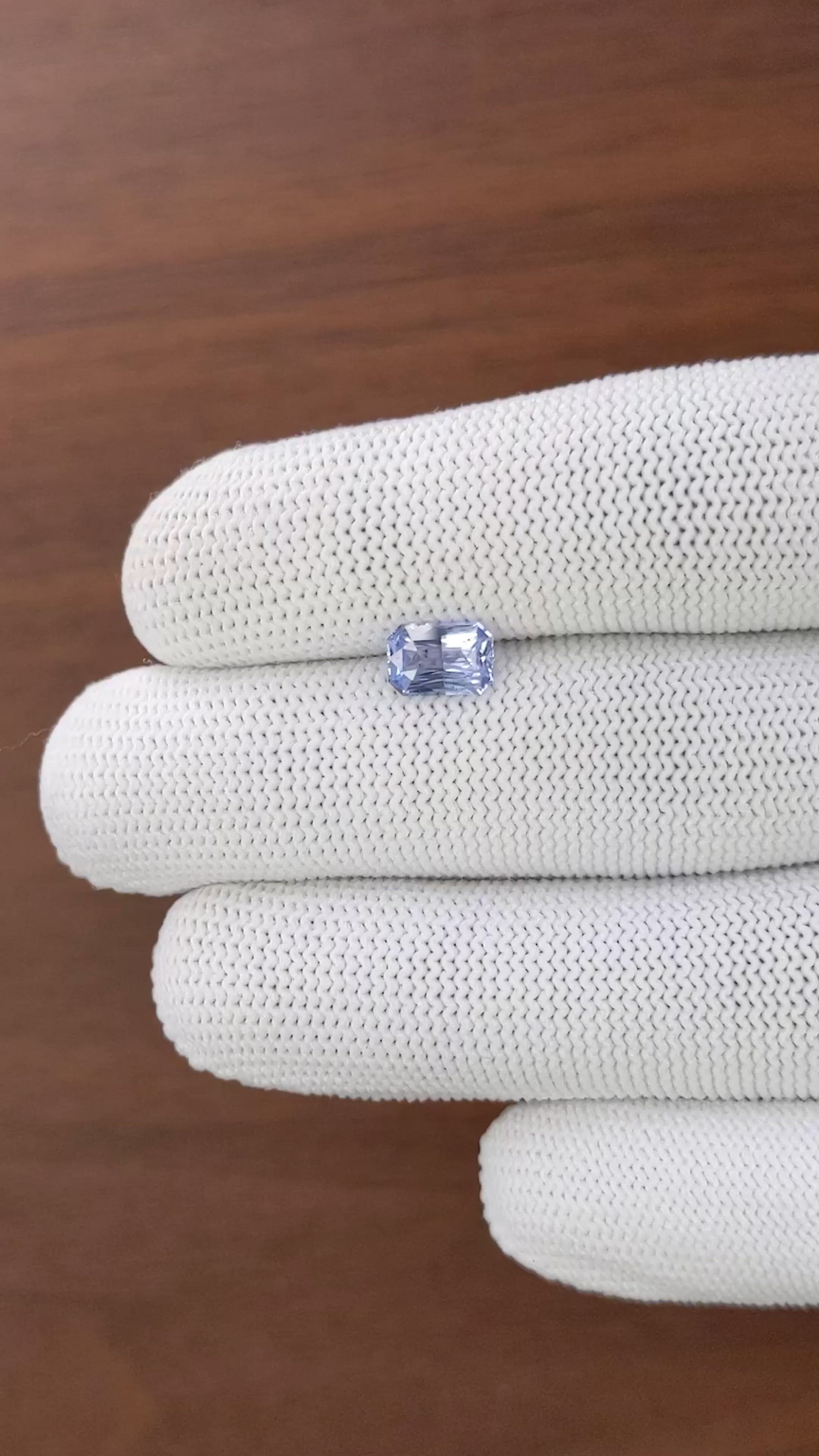 1.51 Ct. Blue Sapphire from Madagascar Size Video
