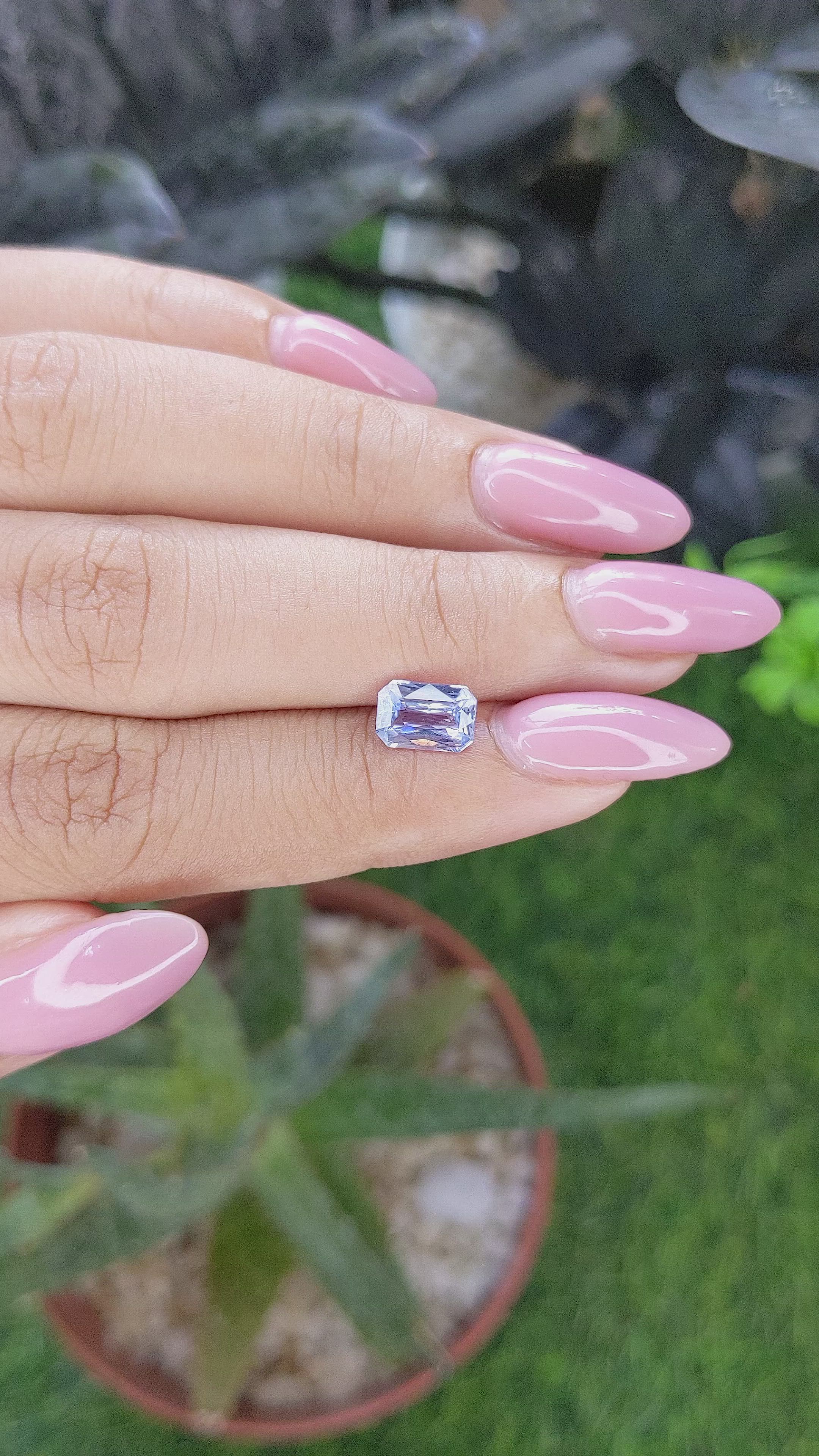1.51 Ct. Blue Sapphire from Madagascar Size Video