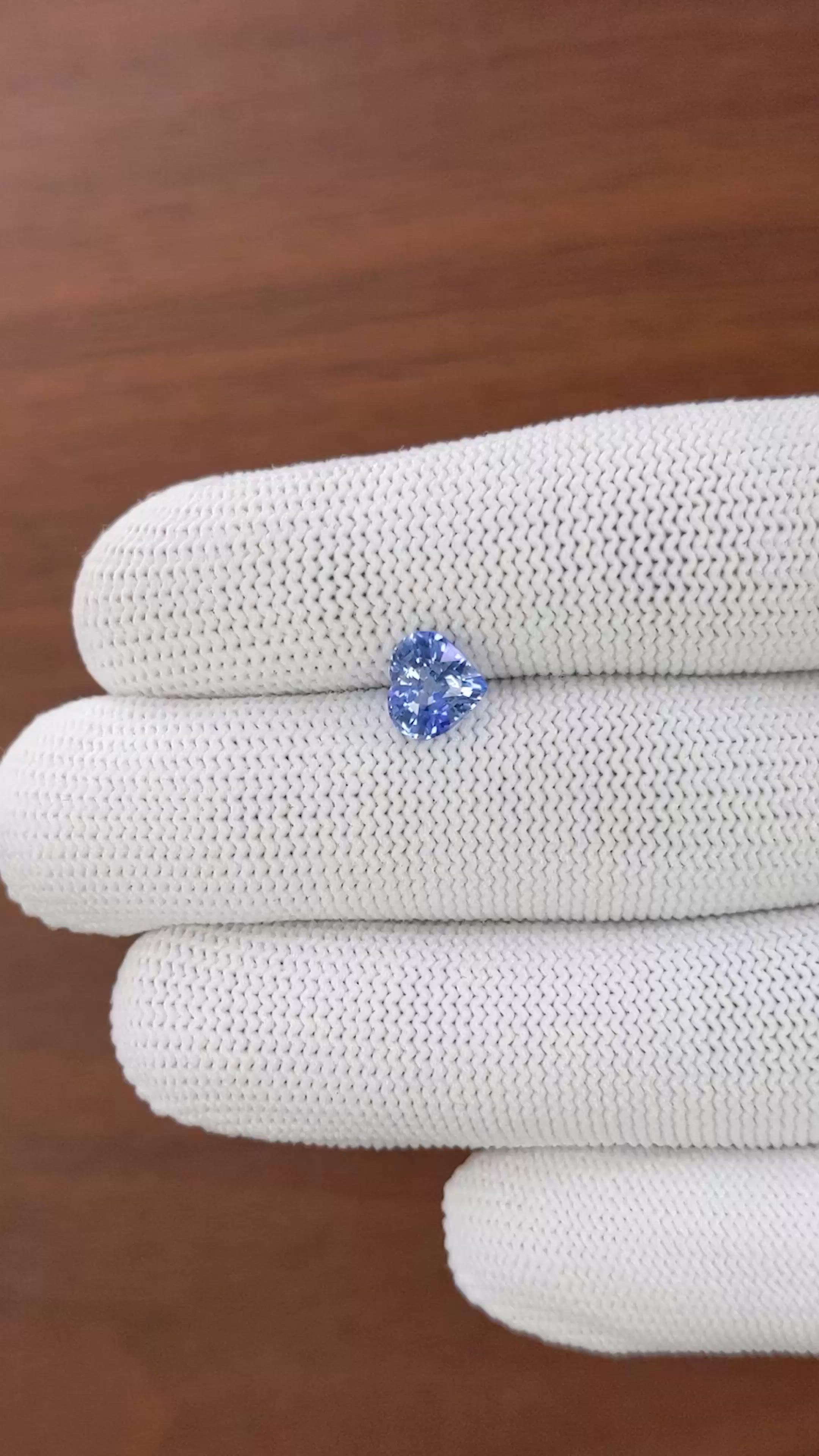 1.78 Ct. Blue Sapphire from Madagascar Size Video