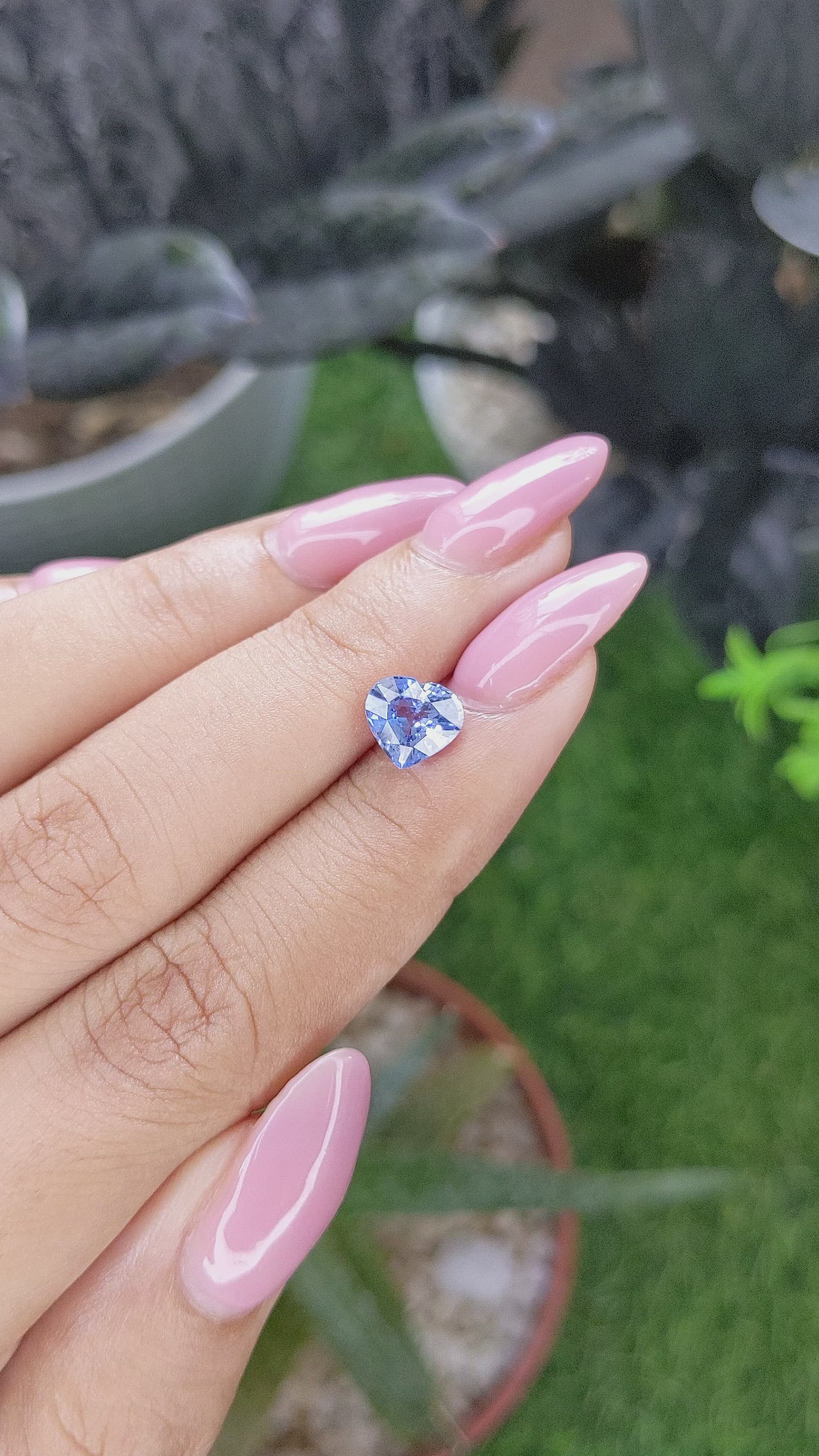 1.78 Ct. Blue Sapphire from Madagascar Size Video