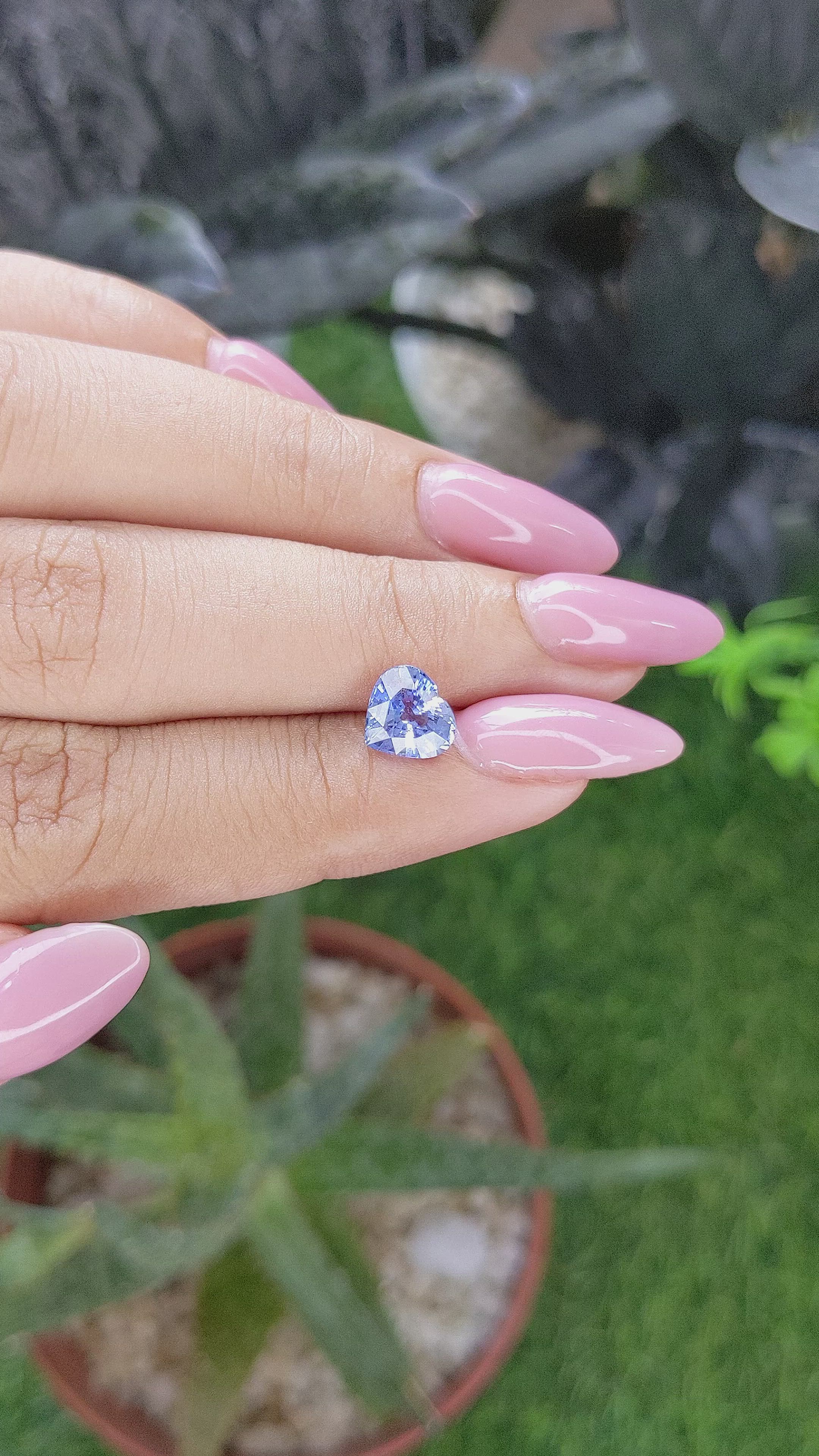 1.78 Ct. Blue Sapphire from Madagascar Size Video