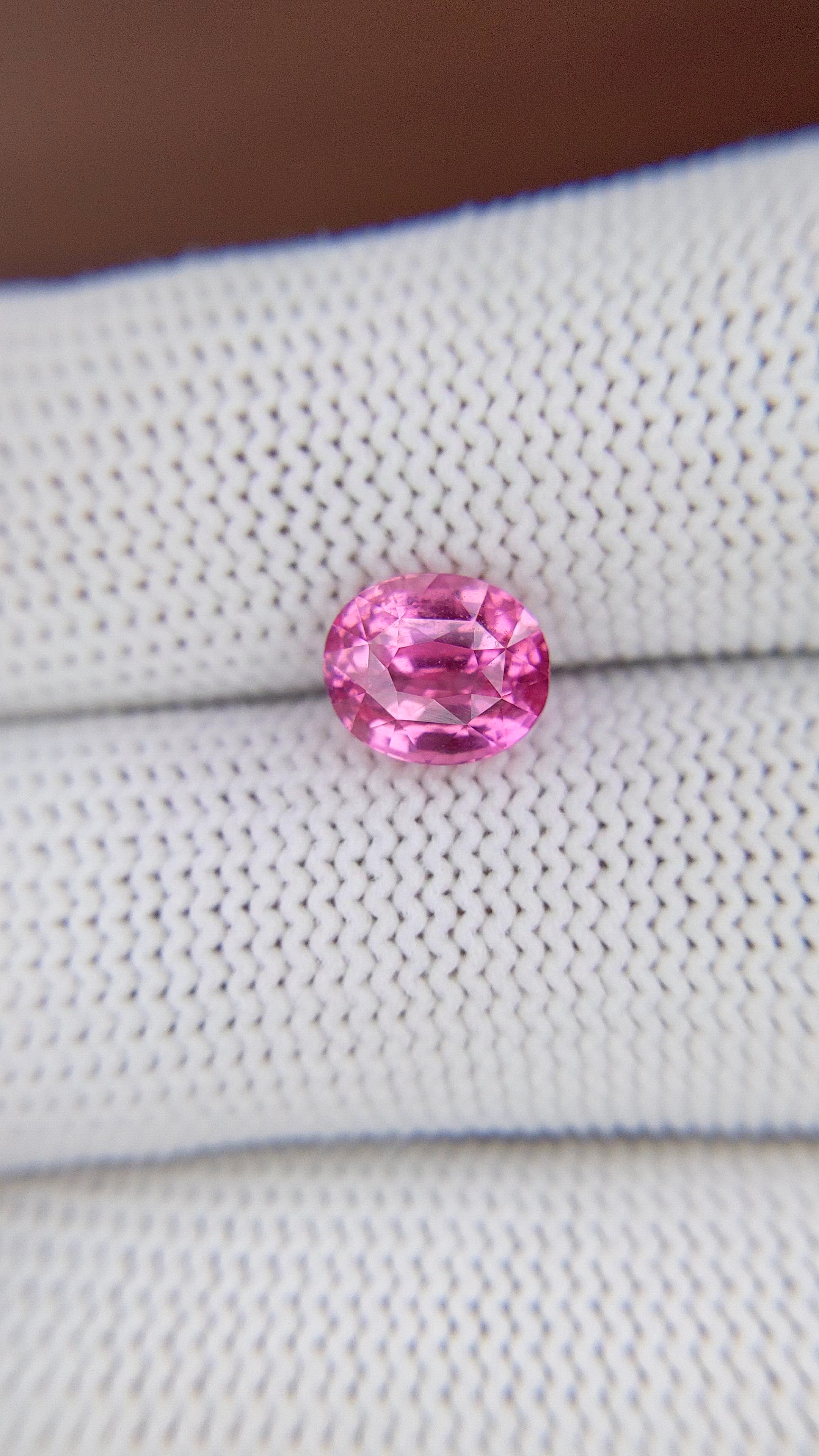 3.07 Ct. Pink Sapphire from Madagascar Size Video