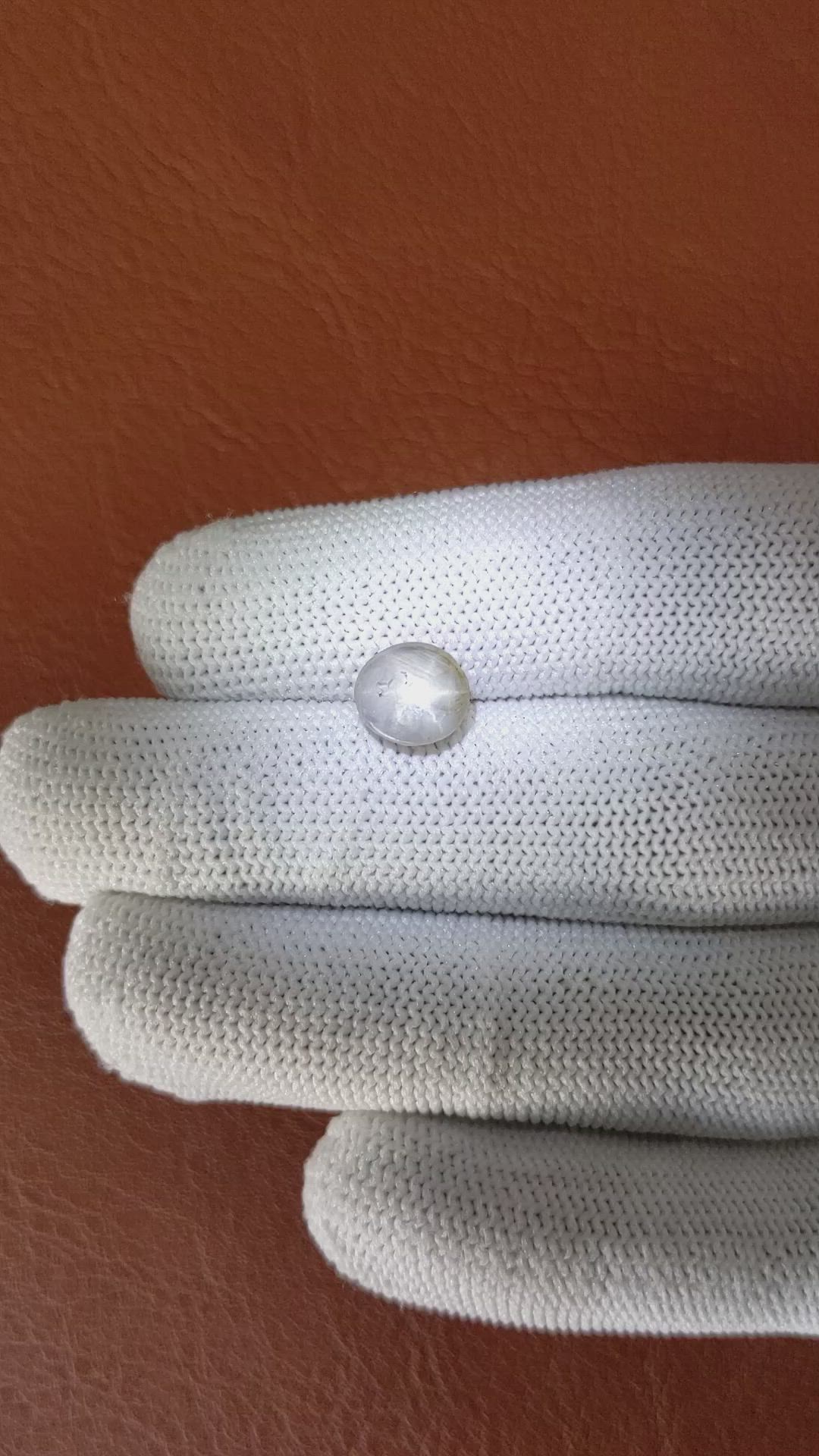 2.92 Ct. Grey Star Sapphire from Ceylon (Sri Lanka) Size Video