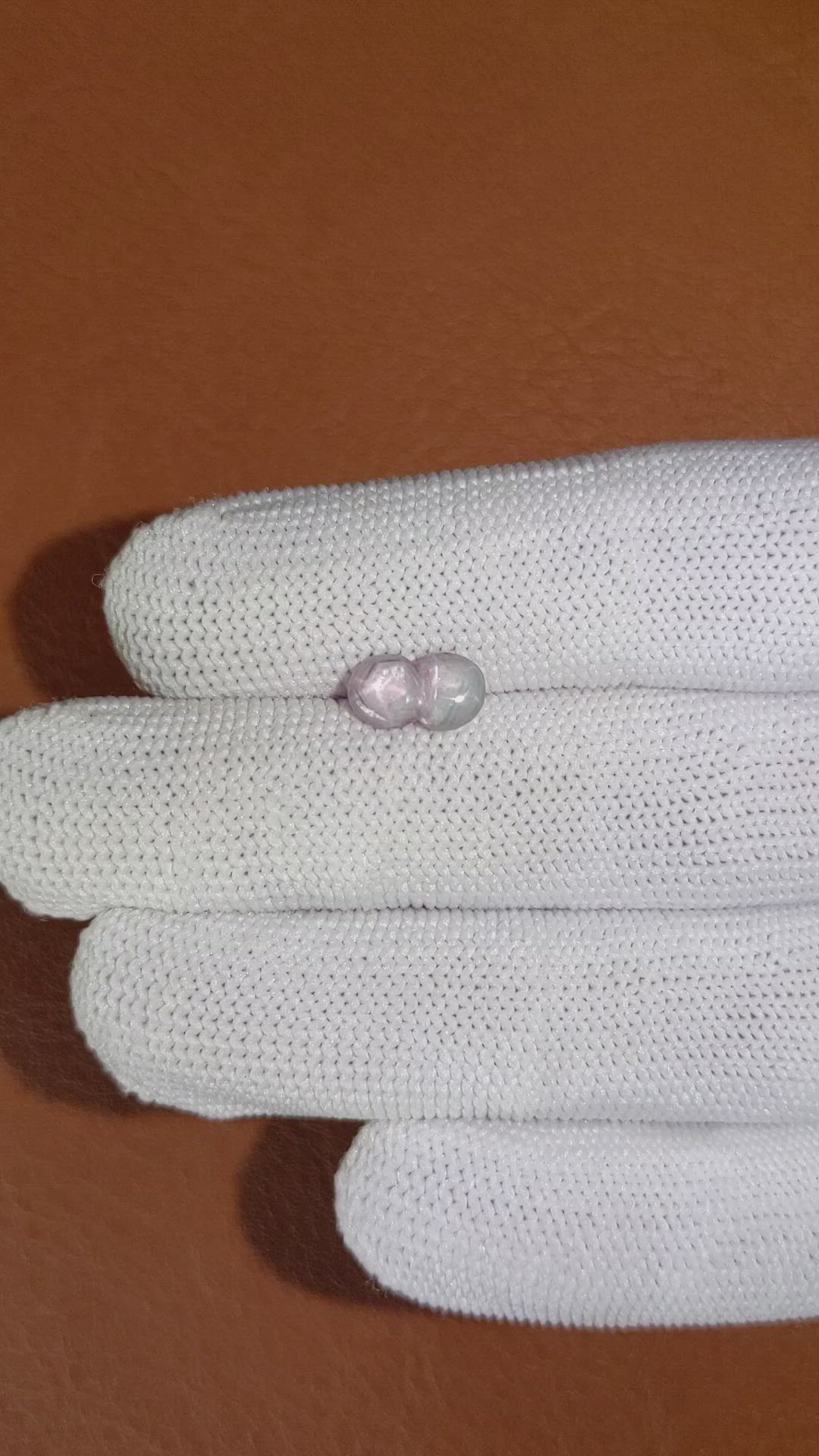 2.14 Ct. Bluish Grey Star Sapphire from Ceylon (Sri Lanka) Size Video