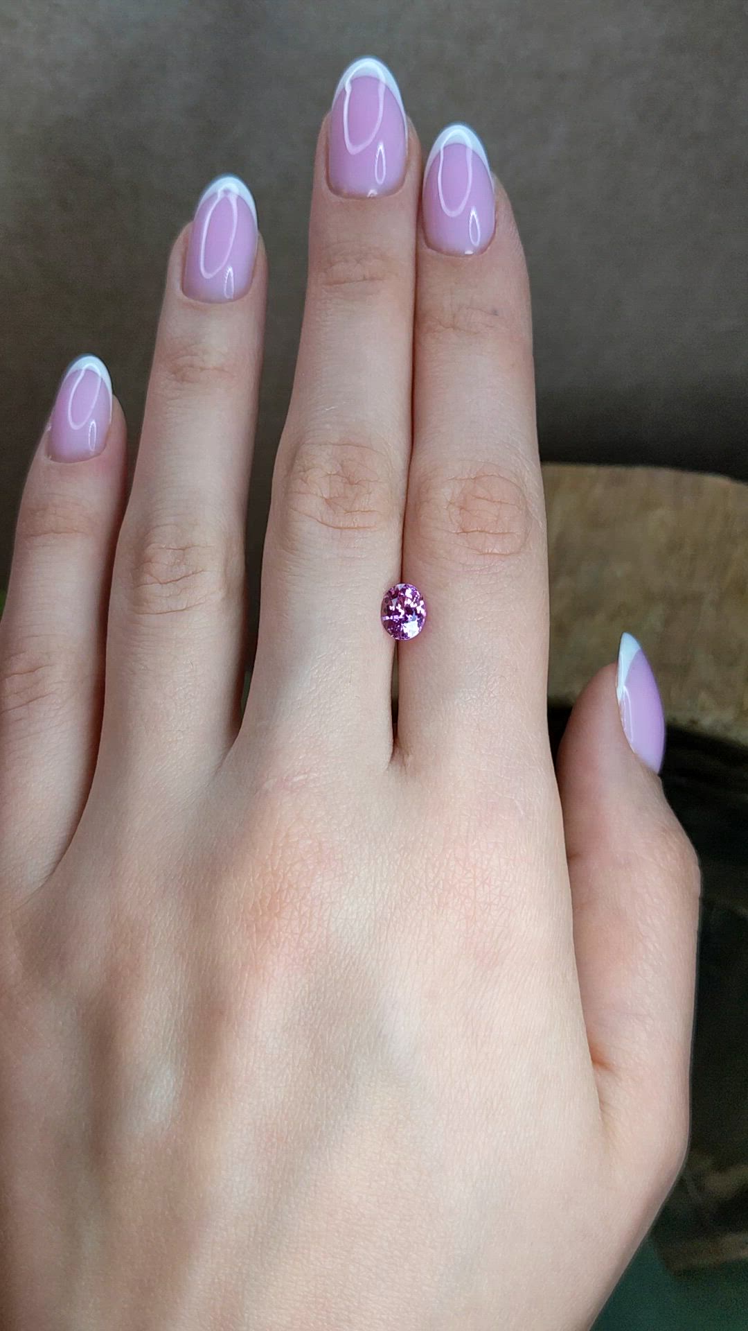 1.22 Ct. Pink Sapphire from Madagascar Size Video