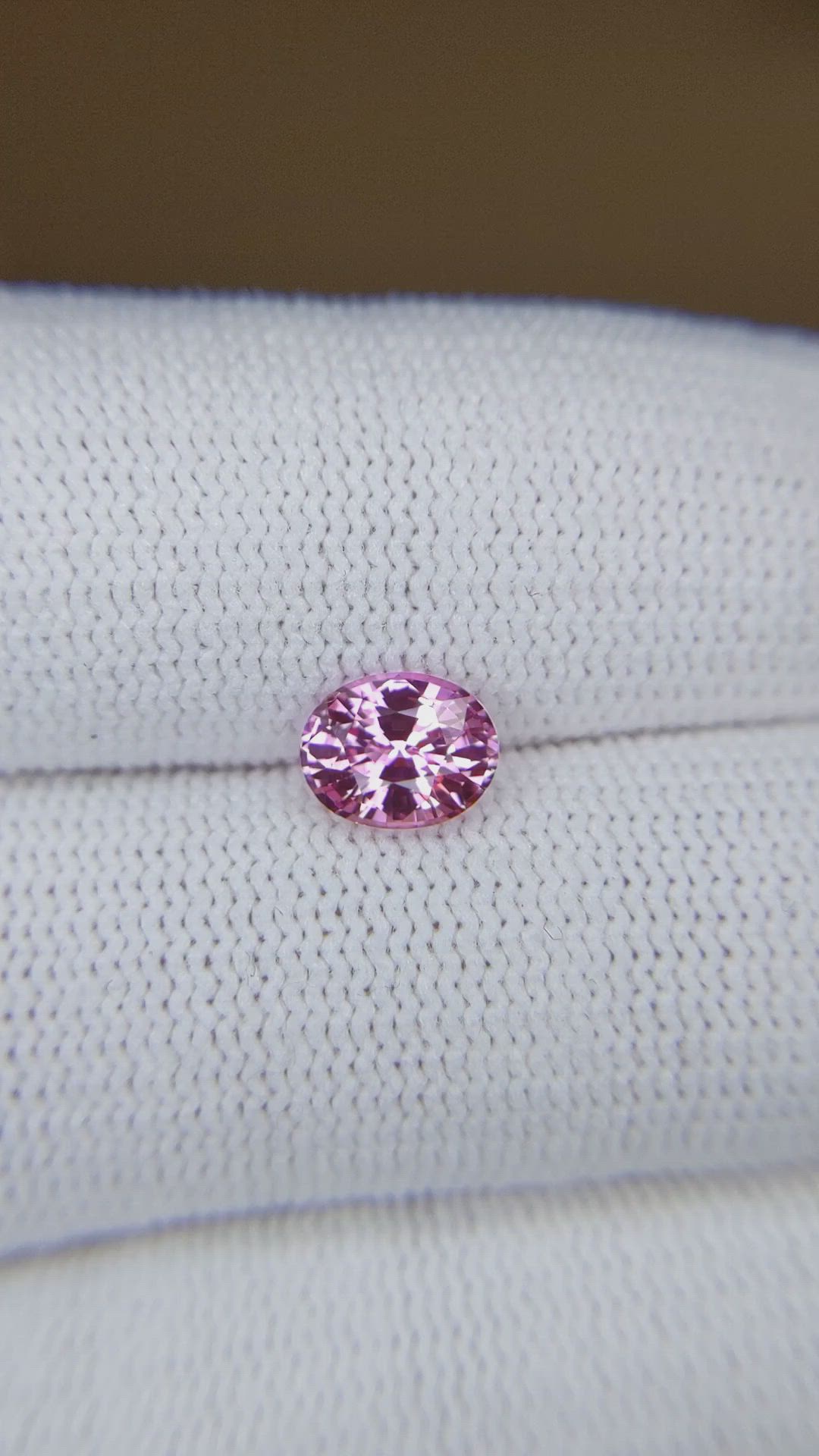 1.22 Ct. Pink Sapphire from Madagascar Size Video