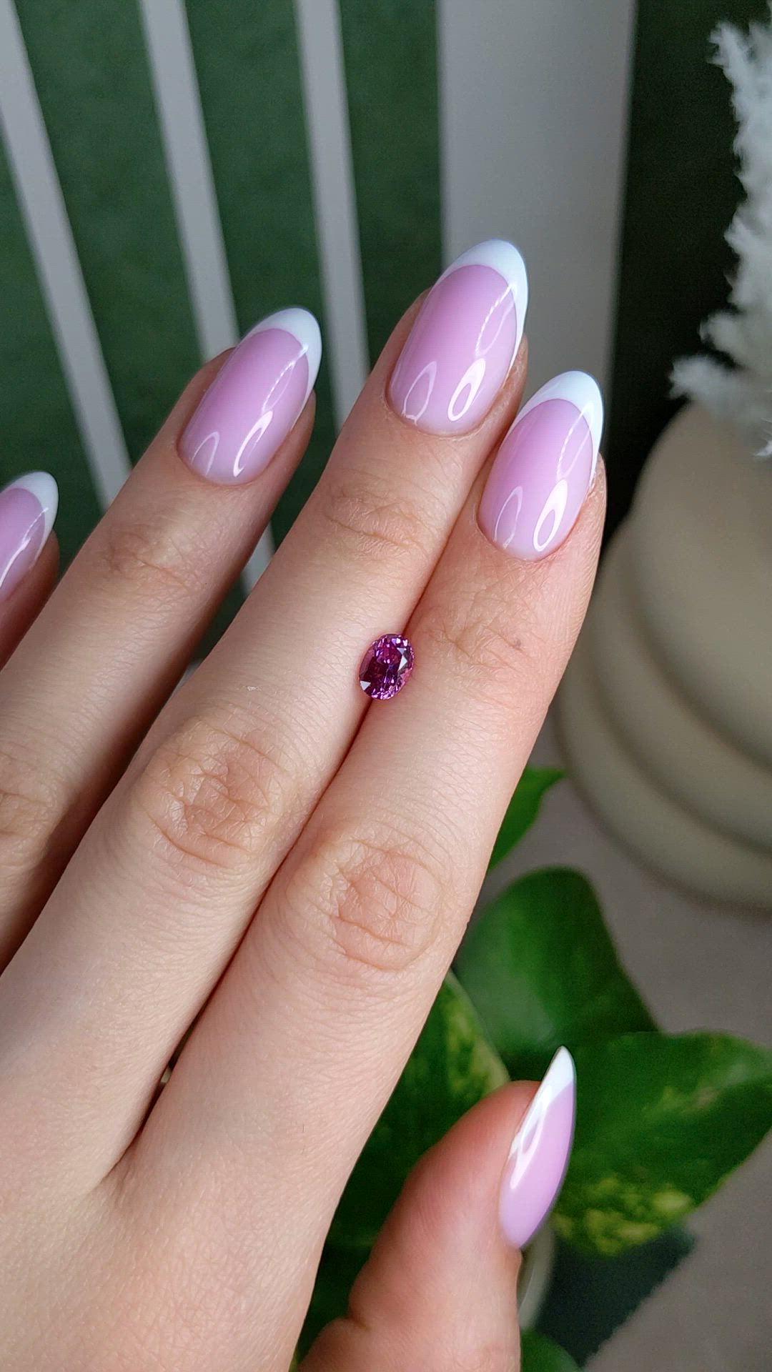 1.12 Ct. Pink Sapphire from Madagascar Size Video