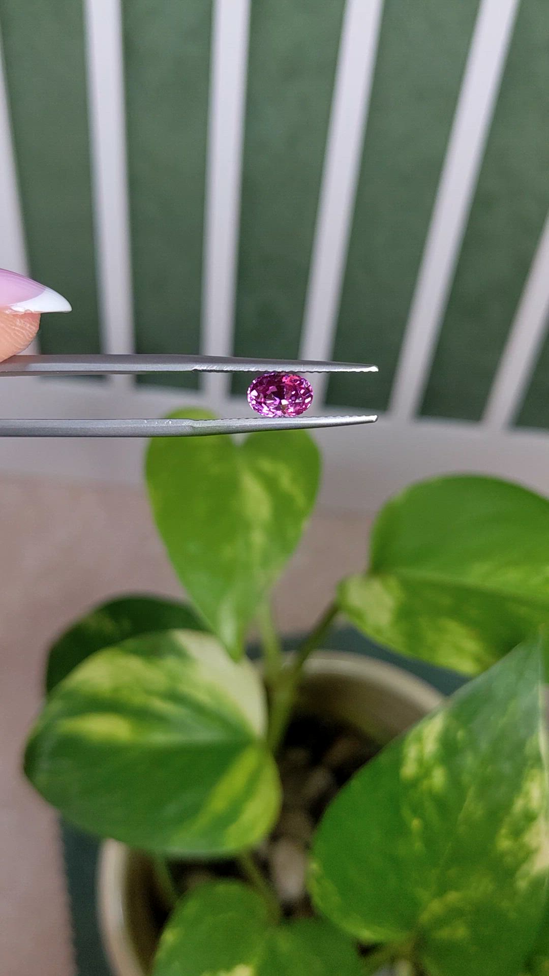 1.12 Ct. Pink Sapphire from Madagascar Size Video