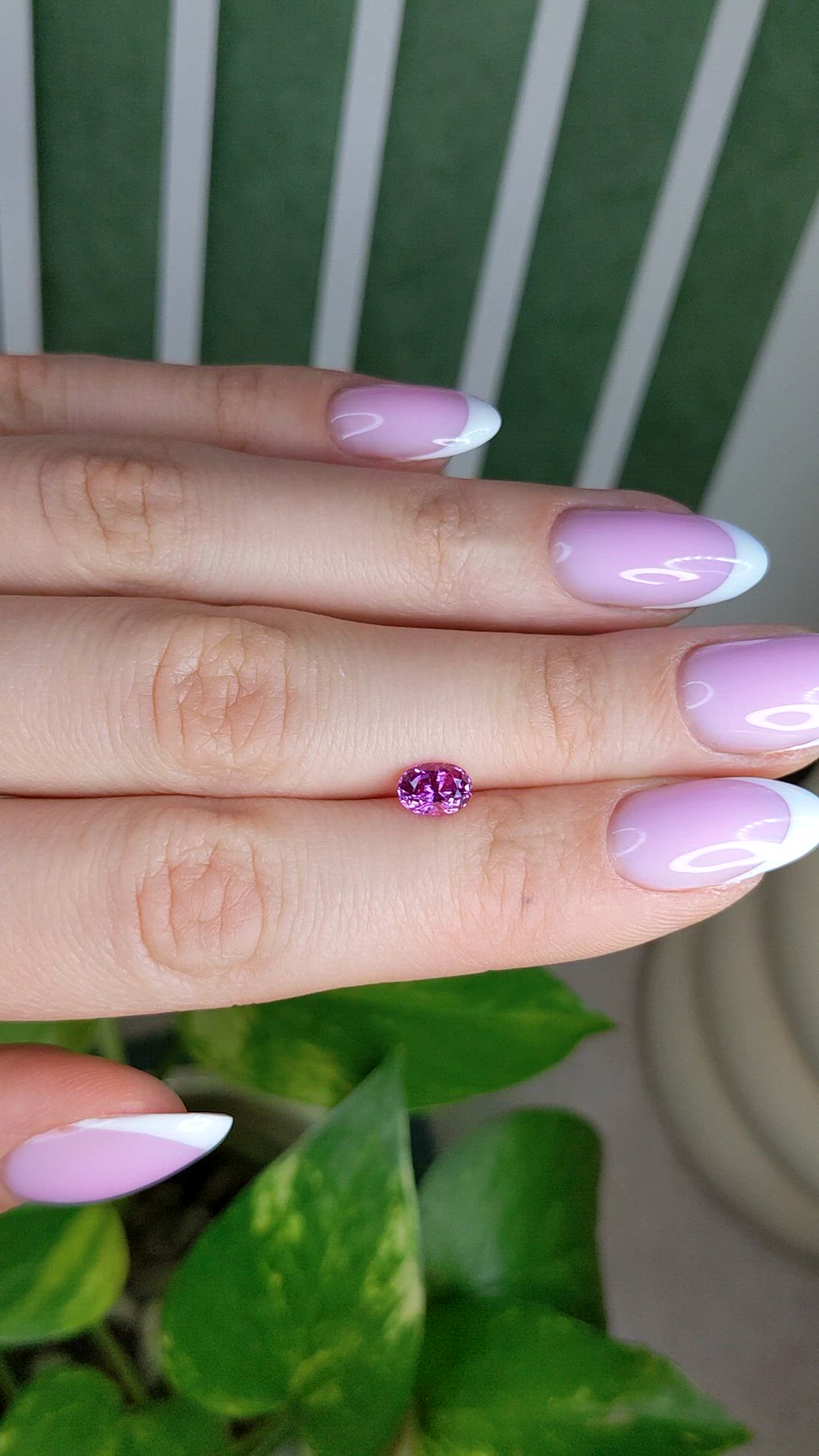 1.12 Ct. Pink Sapphire from Madagascar Size Video