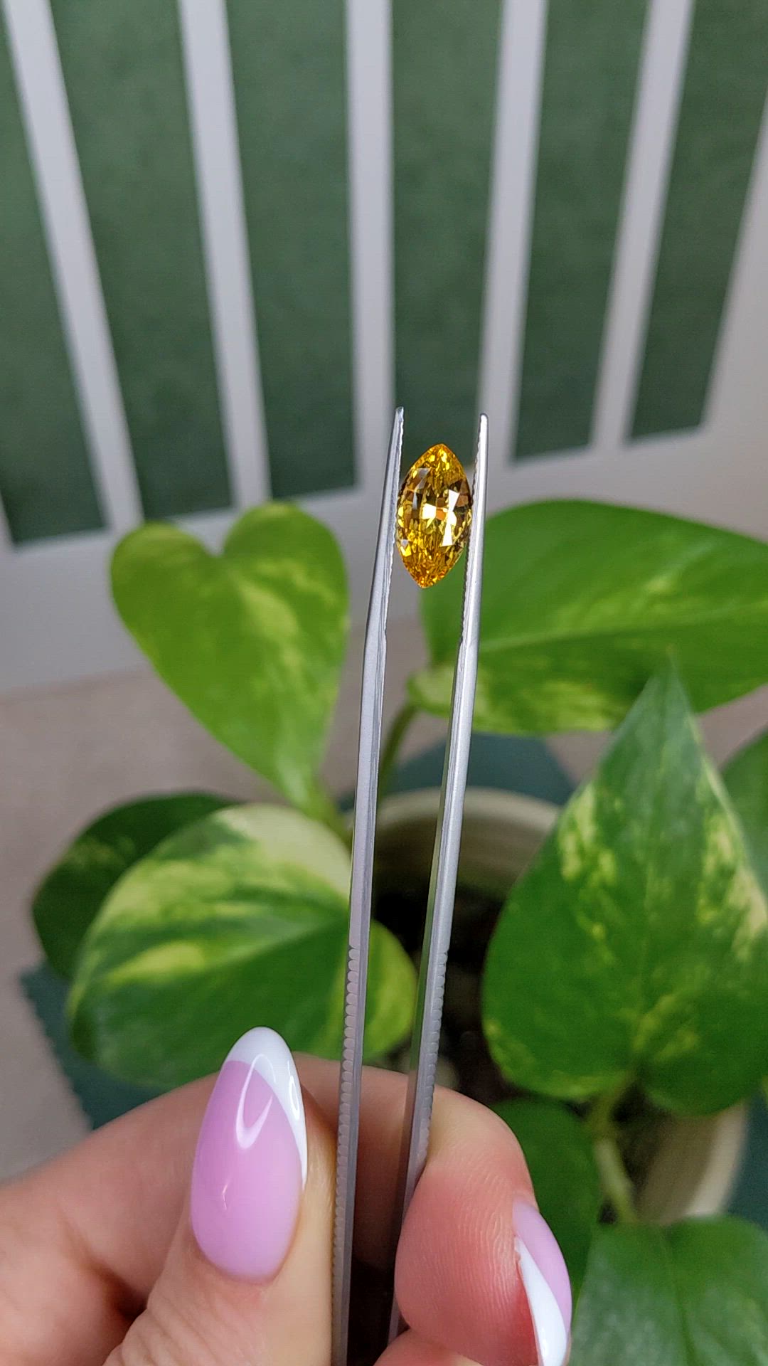 2.52 Ct. Yellow Sapphire from Ceylon (Sri Lanka) Size Video
