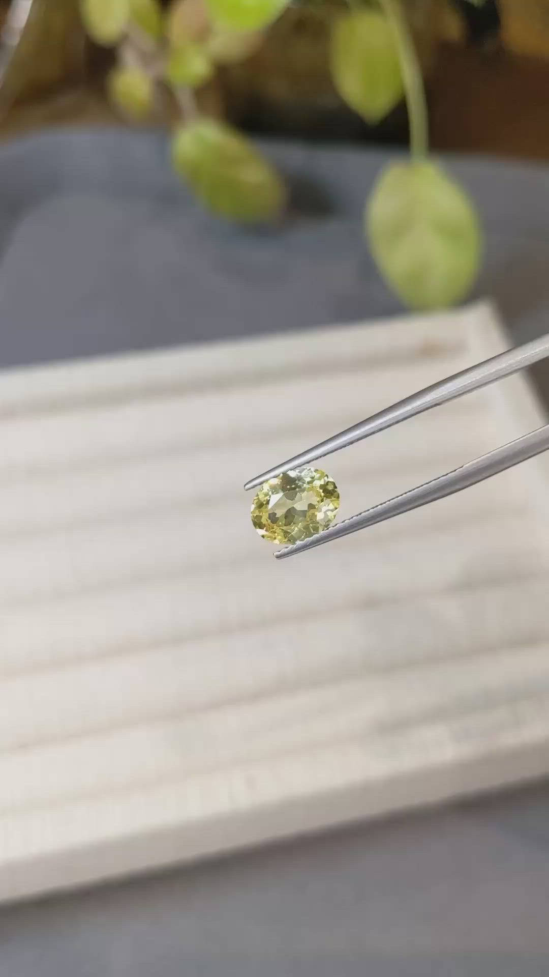 2.00 Ct. Yellow Sapphire from Ceylon (Sri Lanka) Size Video