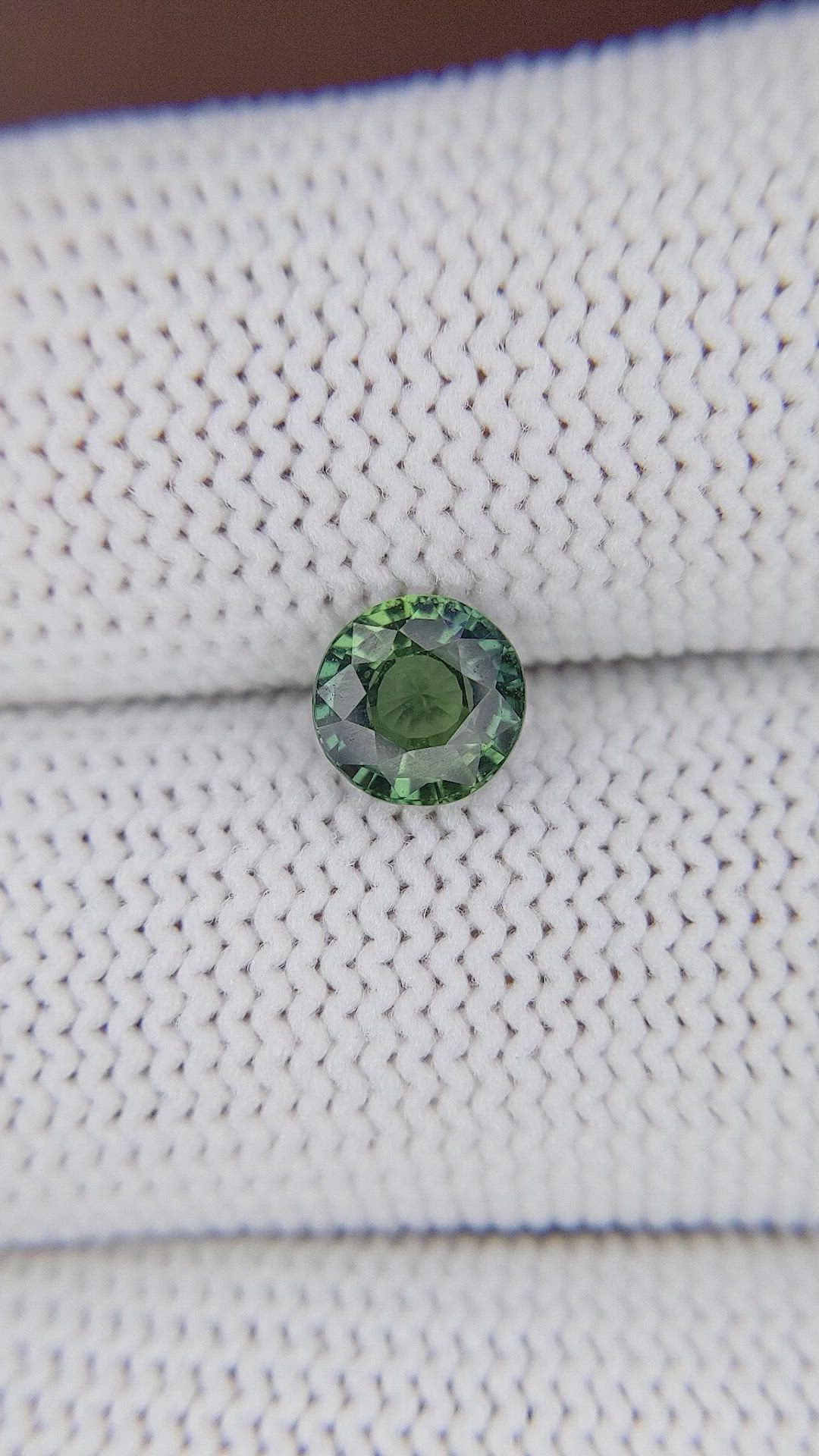 1.26 Ct. Bluish Green Sapphire from Kenya Size Video