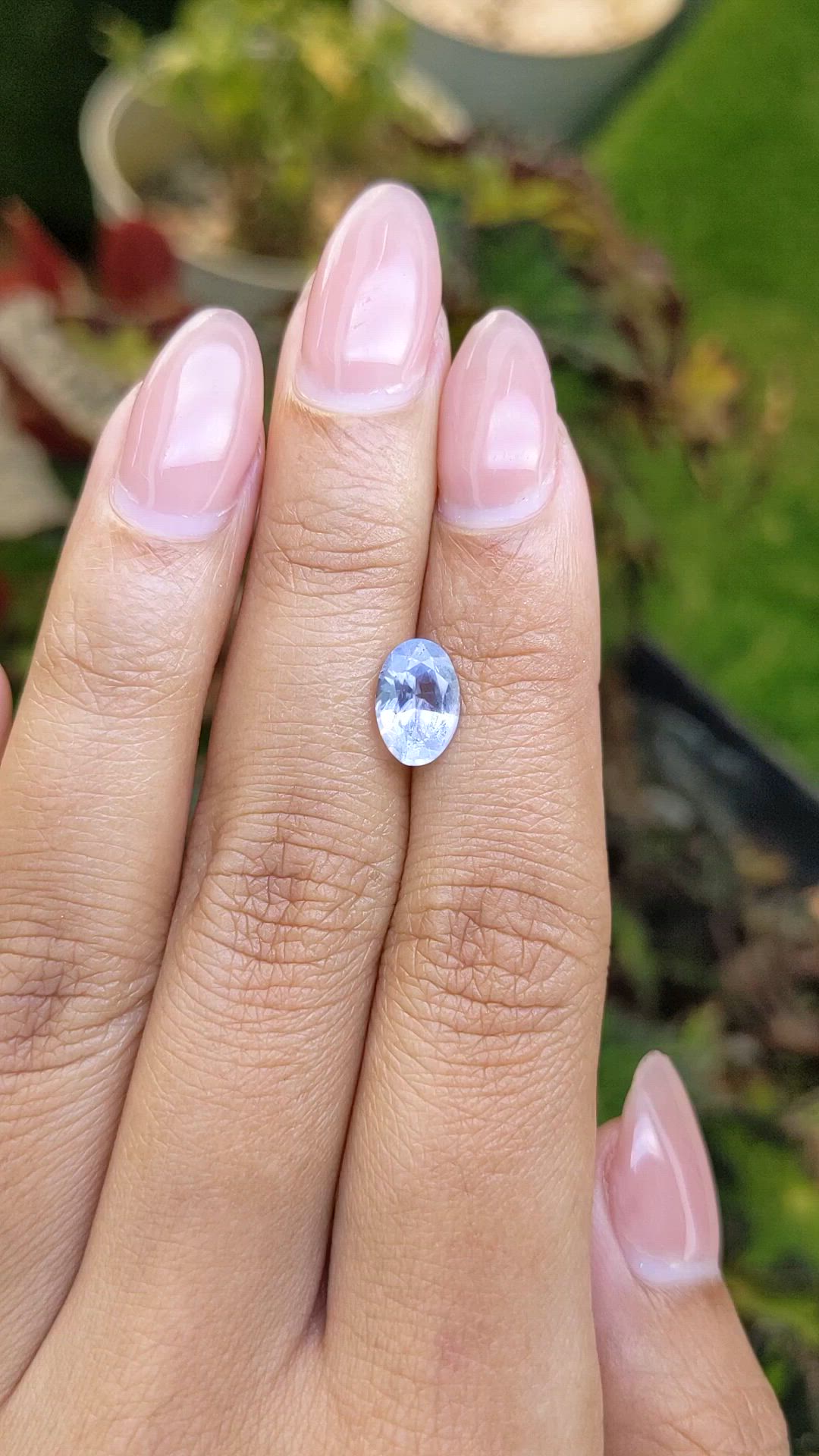 1.96 Ct. Blue Sapphire from Ceylon (Sri Lanka) Size Video