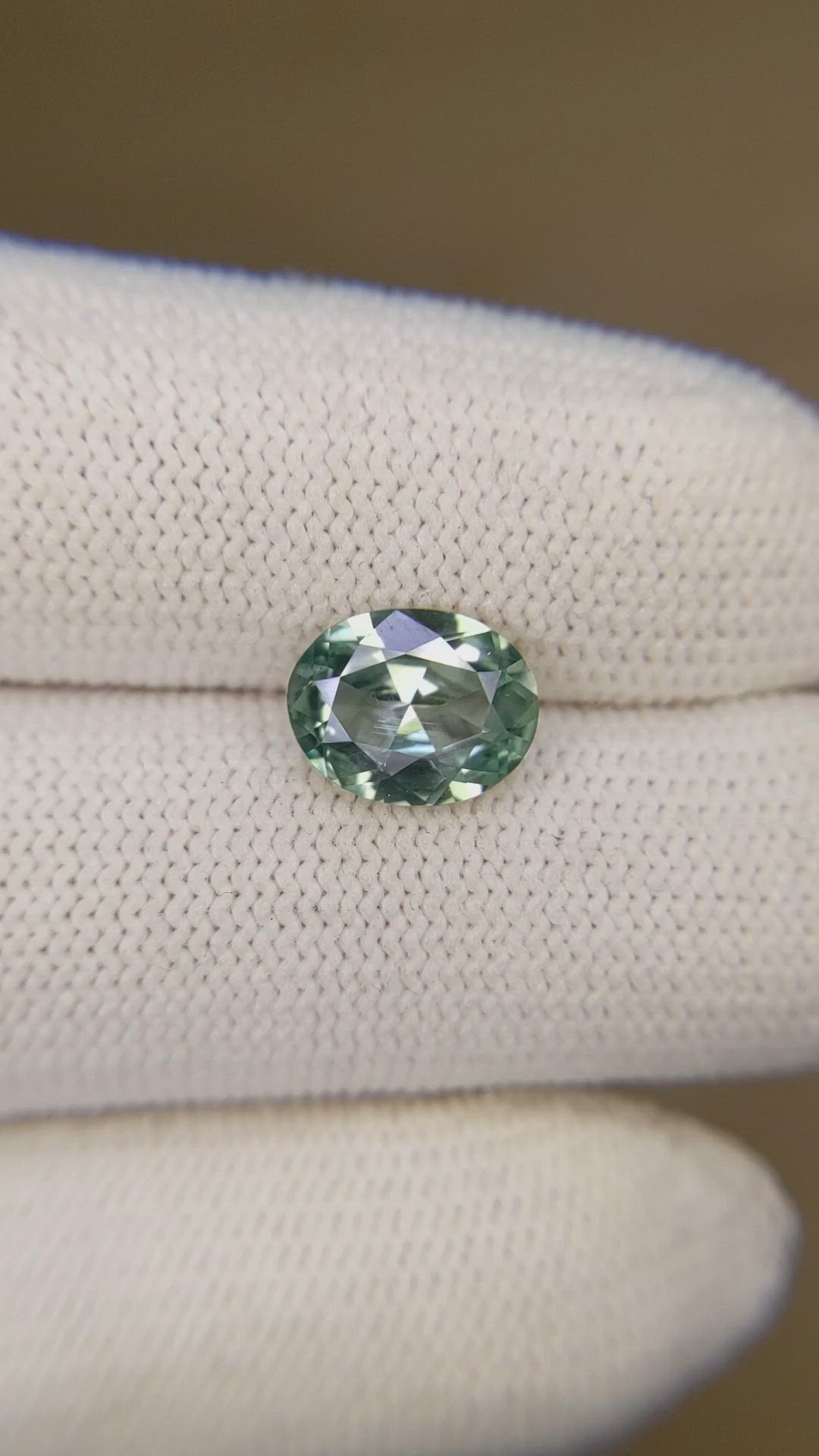 2.00 Ct. Bluish Green Sapphire from Montana Size Video