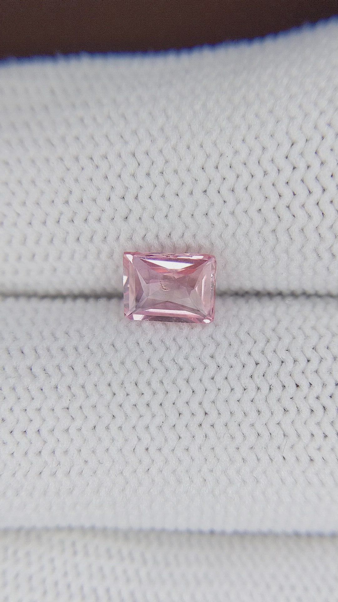 0.99 Ct. Pink Sapphire from Ceylon (Sri Lanka) Size Video