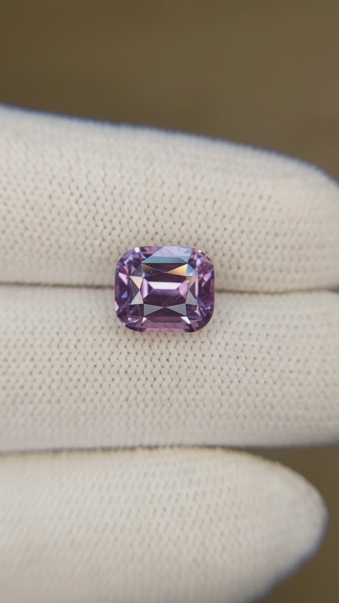 4.16 Ct. Pinkish Purple Sapphire from Madagascar Size Video