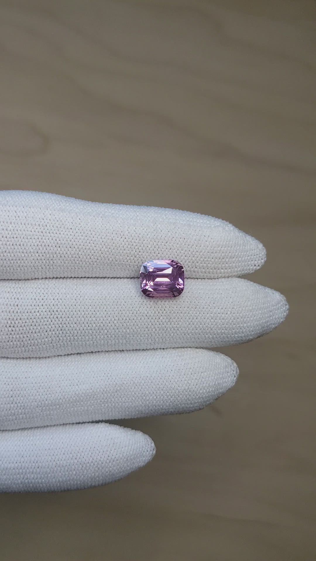 4.16 Ct. Pinkish Purple Sapphire from Madagascar Size Video