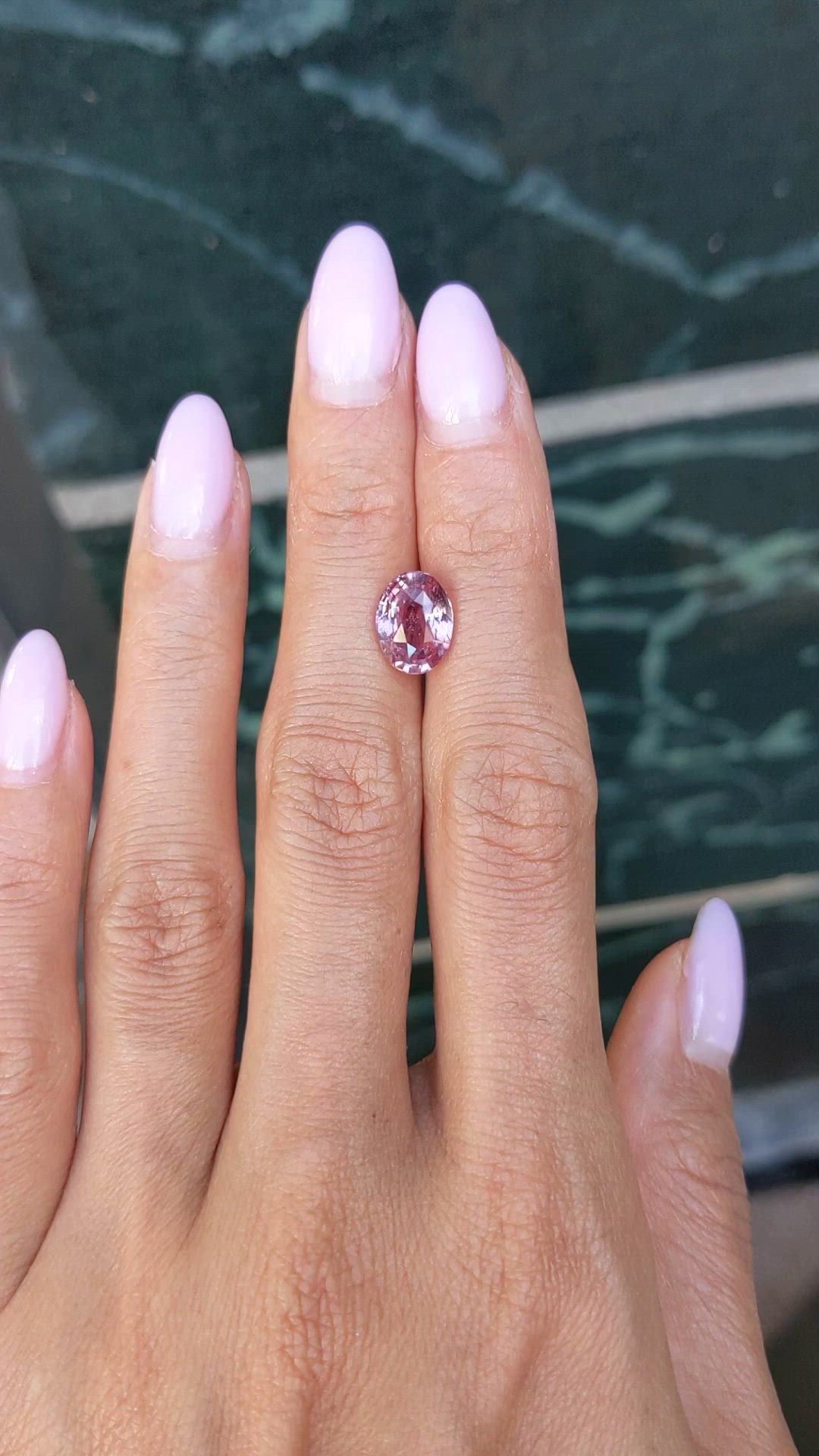 3.54 Ct. Padparadscha Sapphire from Madagascar Size Video