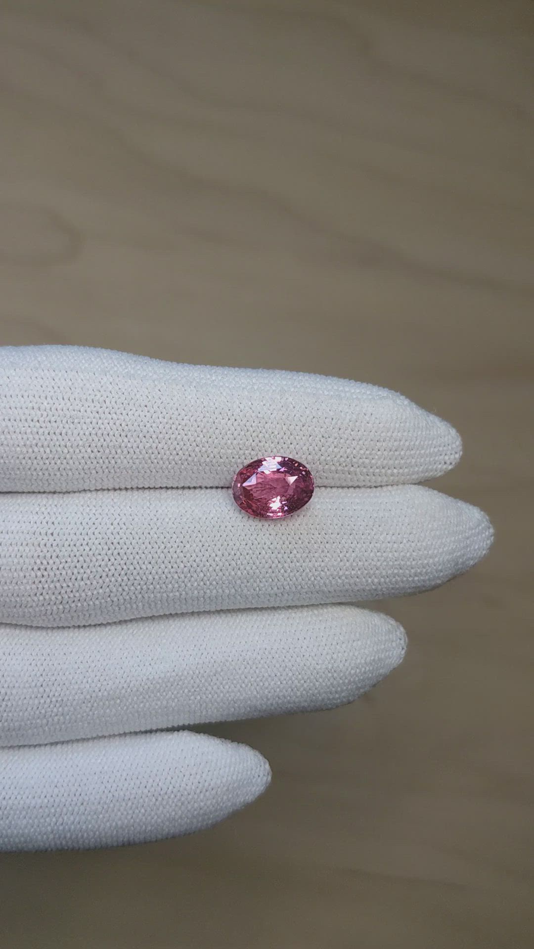 3.54 Ct. Padparadscha Sapphire from Madagascar Size Video
