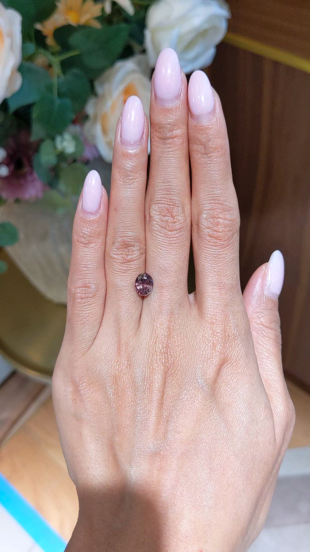 1.96 Ct. Padparadscha Sapphire from Madagascar Size Video