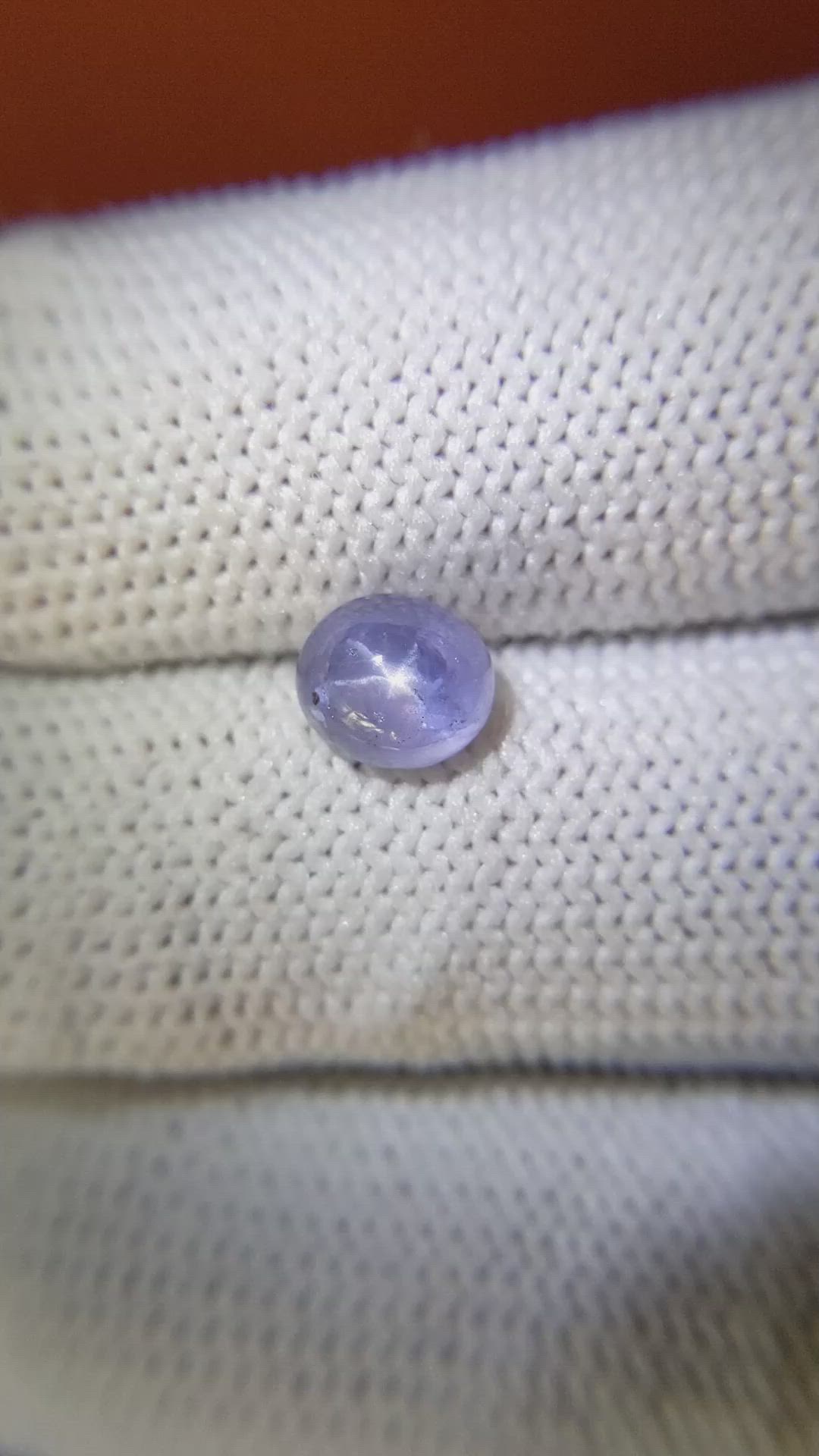 1.65 Ct. Blue Star Sapphire from Ceylon (Sri Lanka) Size Video