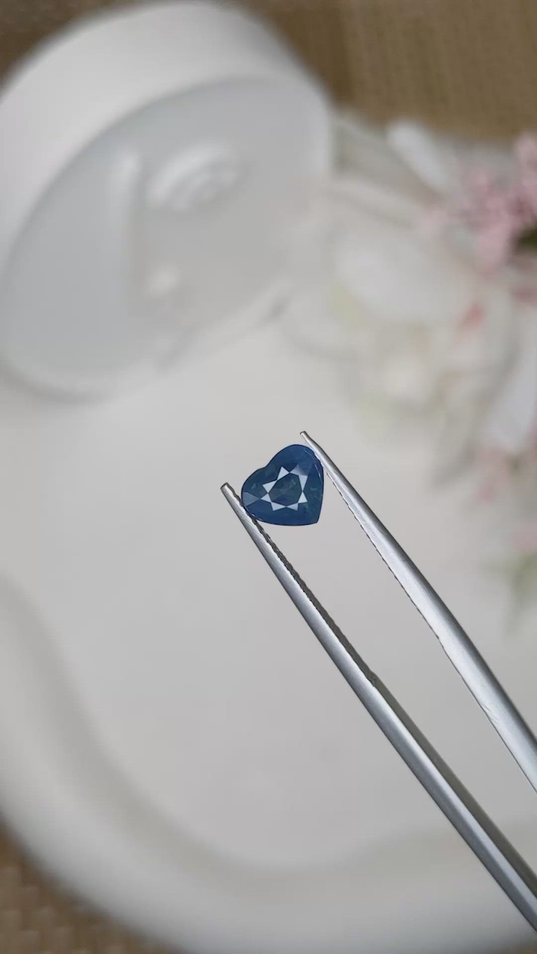 1.13 Ct. Greenish Blue Sapphire from Ceylon (Sri Lanka) Size Video
