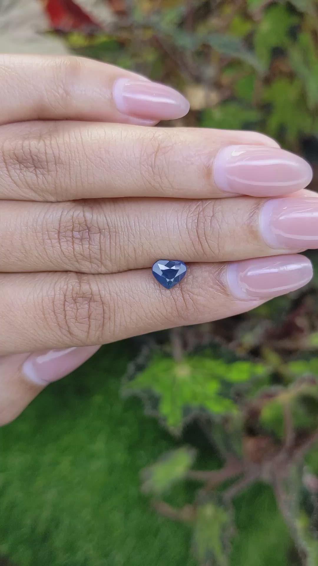 1.13 Ct. Greenish Blue Sapphire from Ceylon (Sri Lanka) Size Video