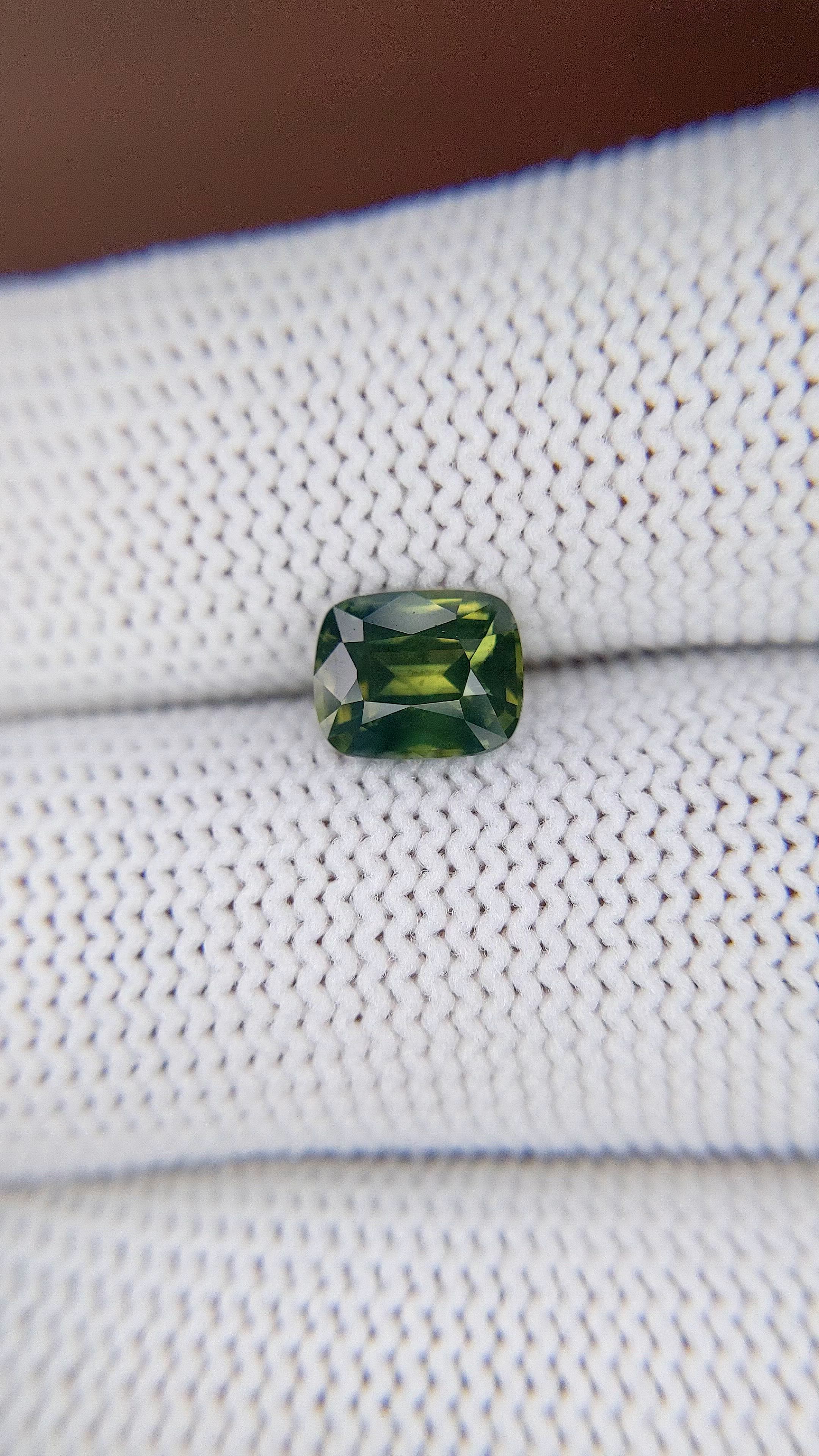 1.80 Ct. Bluish Green Sapphire from Australia Size Video