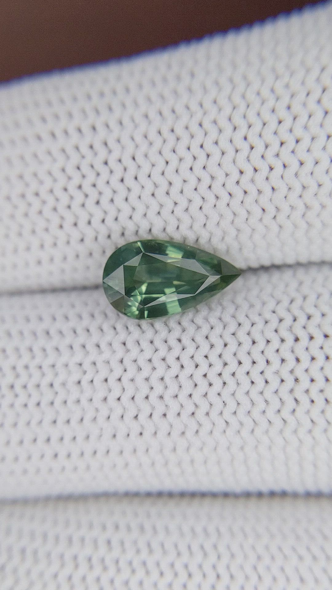 2.00 Ct. Bluish Green Sapphire from Madagascar Size Video