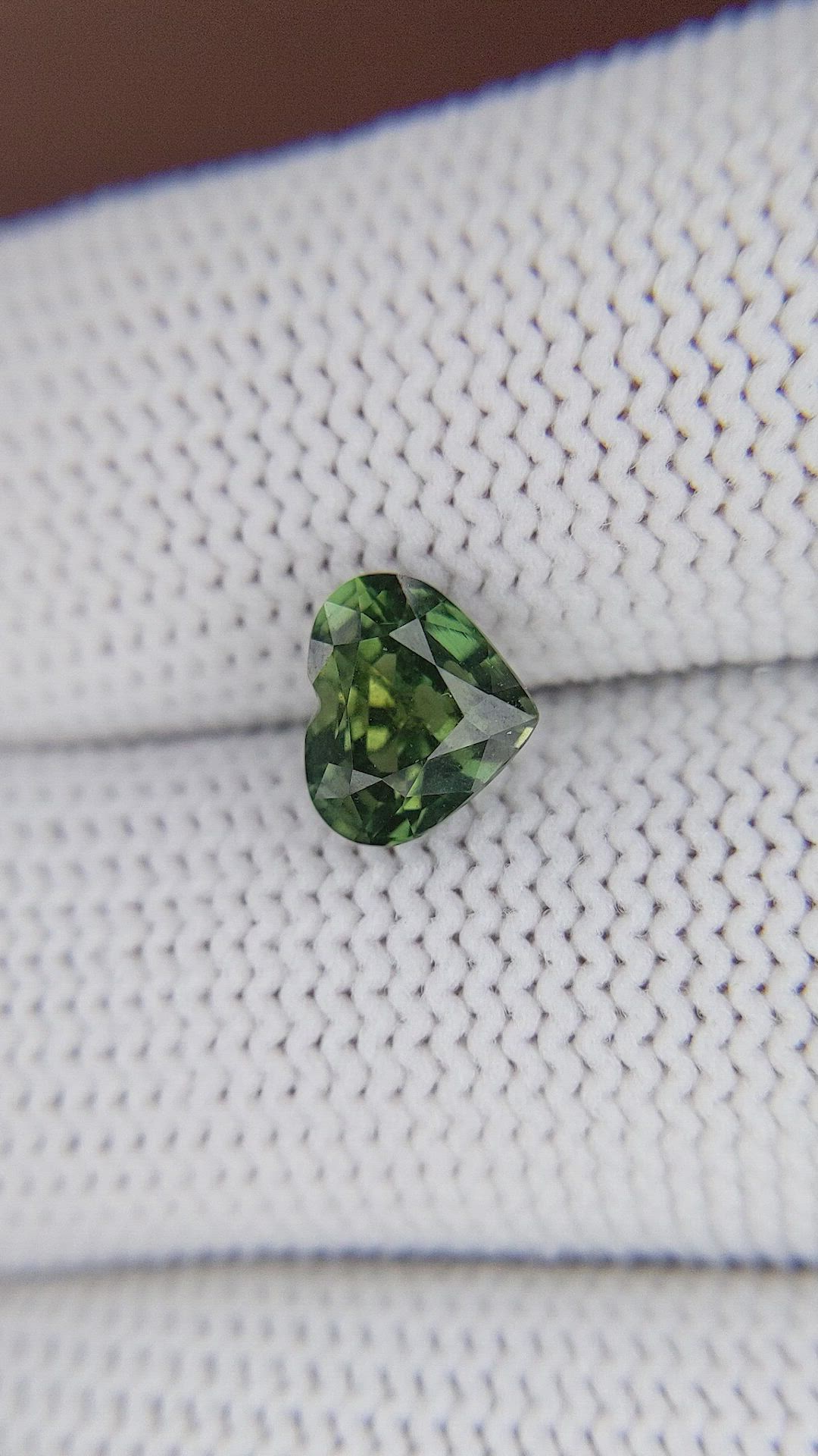 2.03 Ct. Green Sapphire from Madagascar Size Video