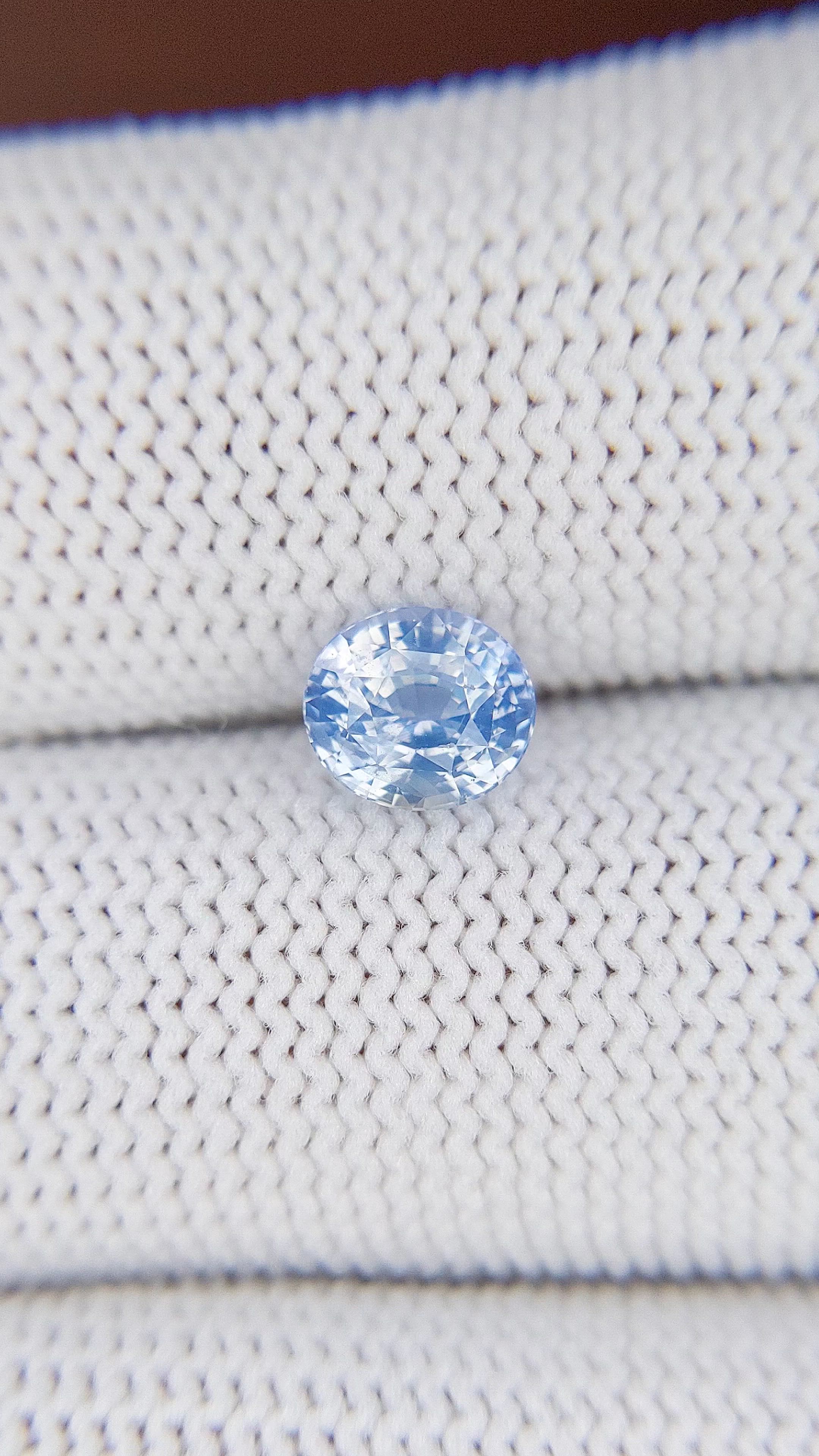 1.50 Ct. Blue Sapphire from Ceylon (Sri Lanka) Size Video