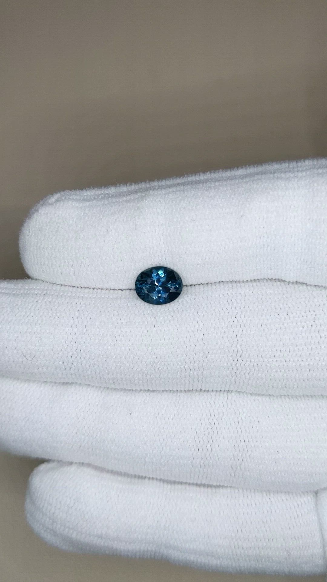 1.38 Ct. Blue Sapphire from Montana Size Video