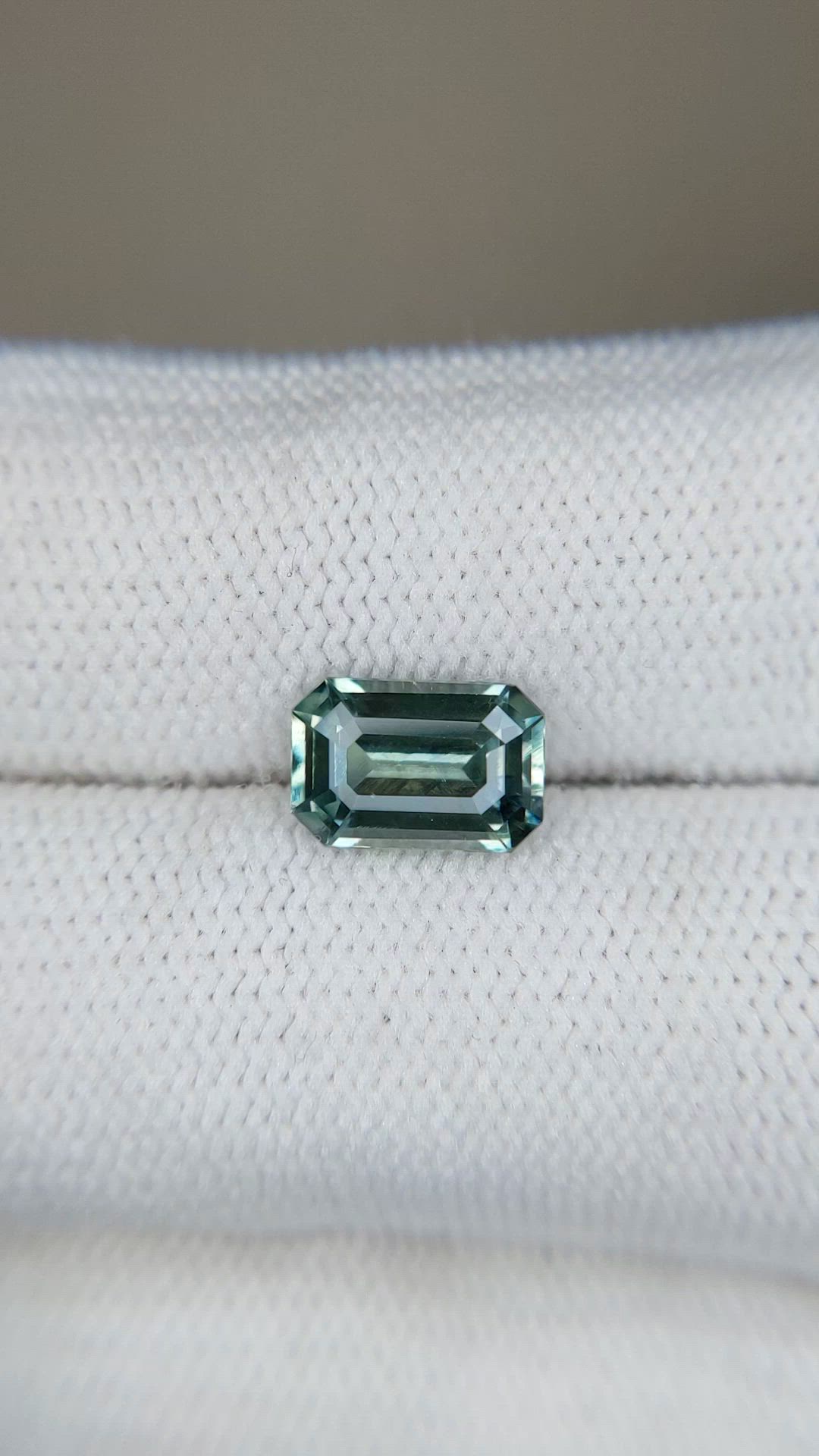 2.24 Ct. Bluish Green Sapphire from Ceylon (Sri Lanka) Size Video