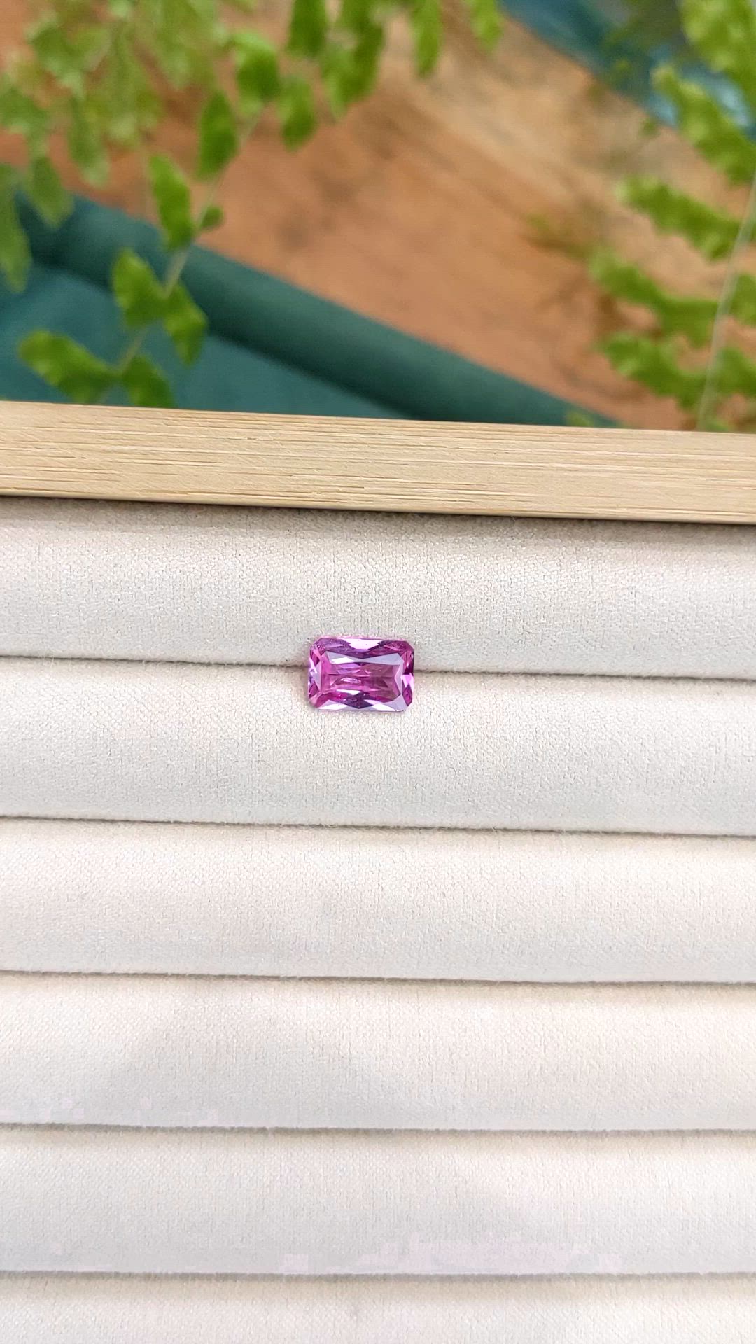 2.53 Ct. Pink Sapphire from Ceylon (Sri Lanka) Size Video