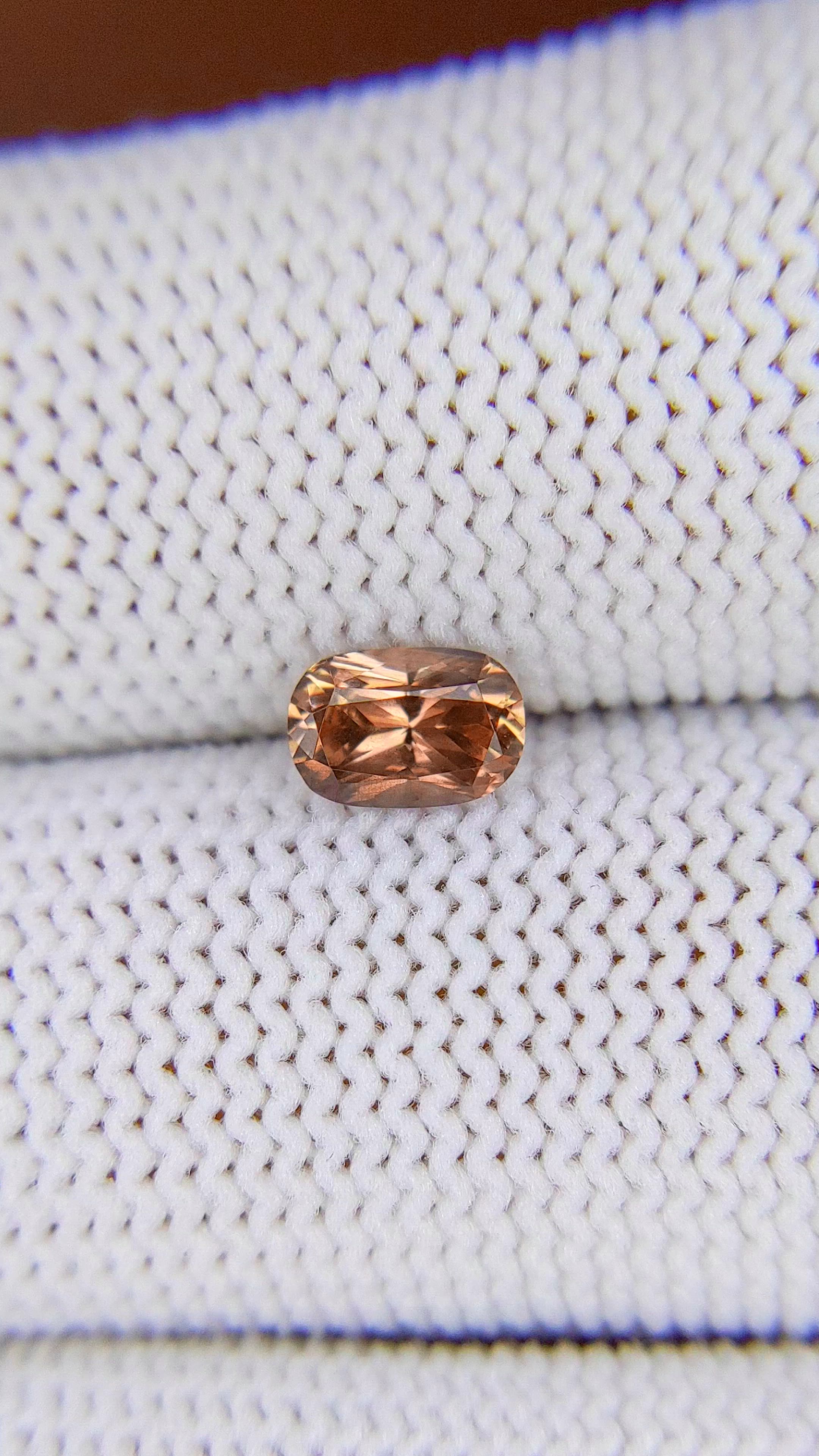 0.81 Ct. Padparadscha Sapphire from Madagascar Size Video