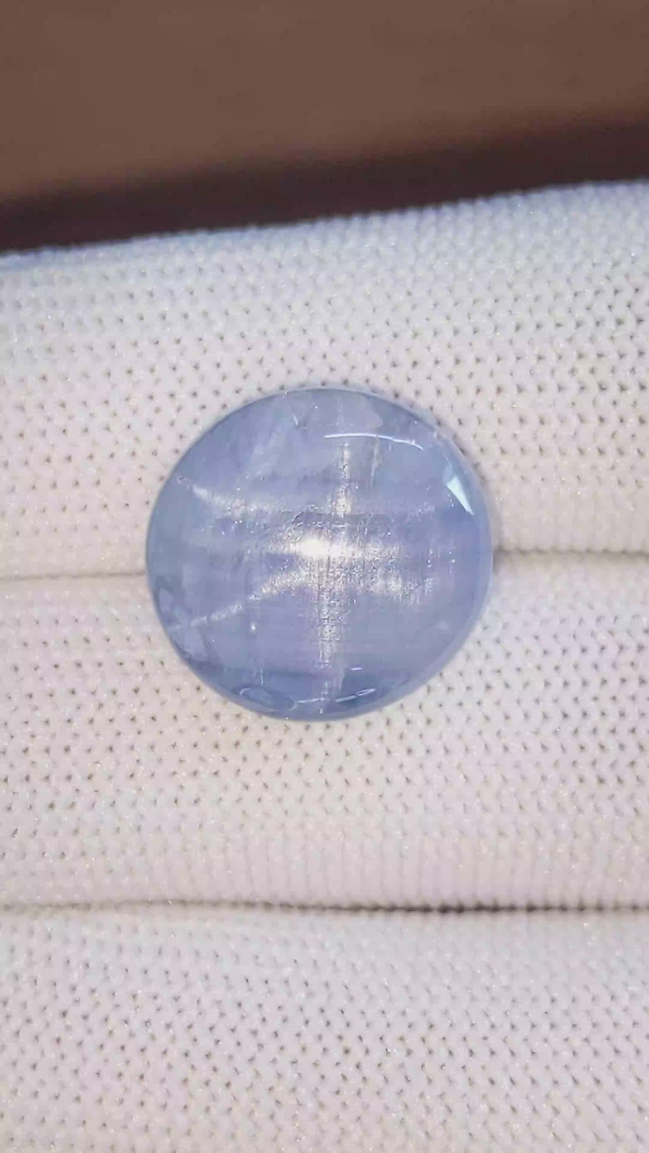 26.06 Ct. Blue Star Sapphire from Ceylon (Sri Lanka) Size Video