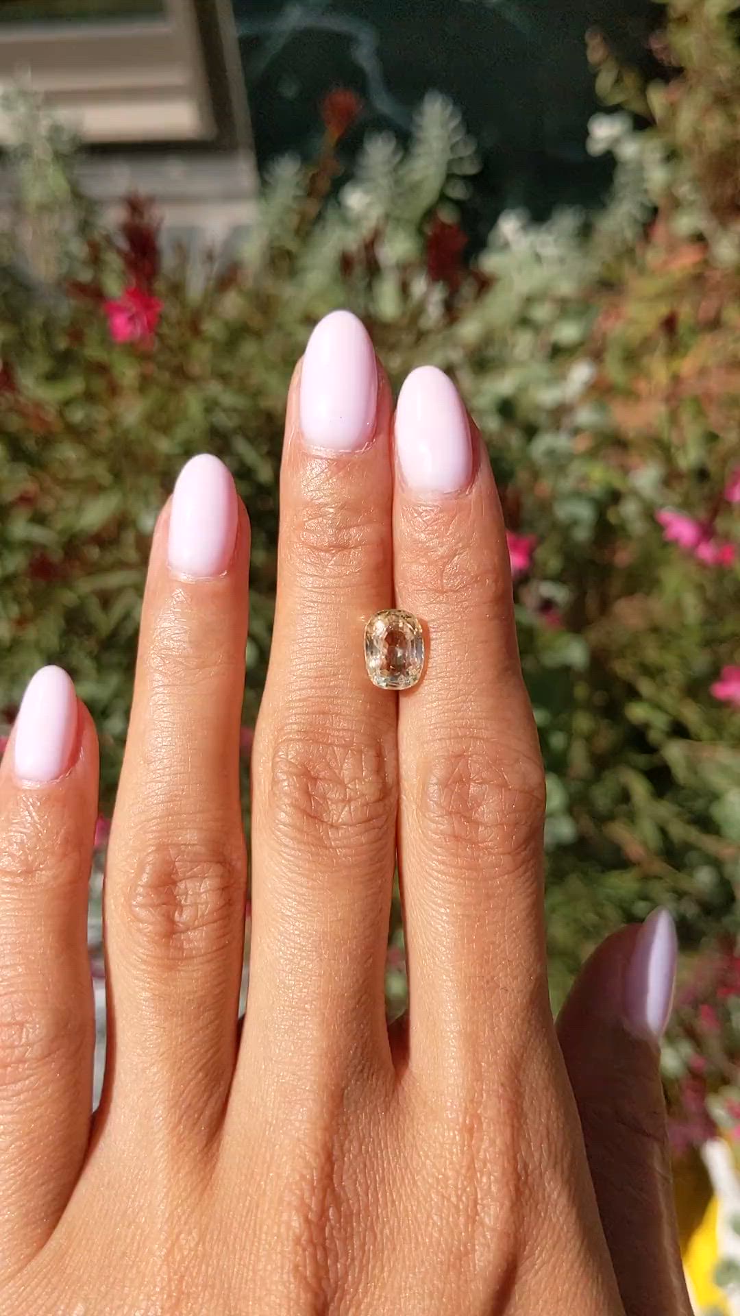 3.27 Ct. Yellow Sapphire from Ceylon (Sri Lanka) Size Video