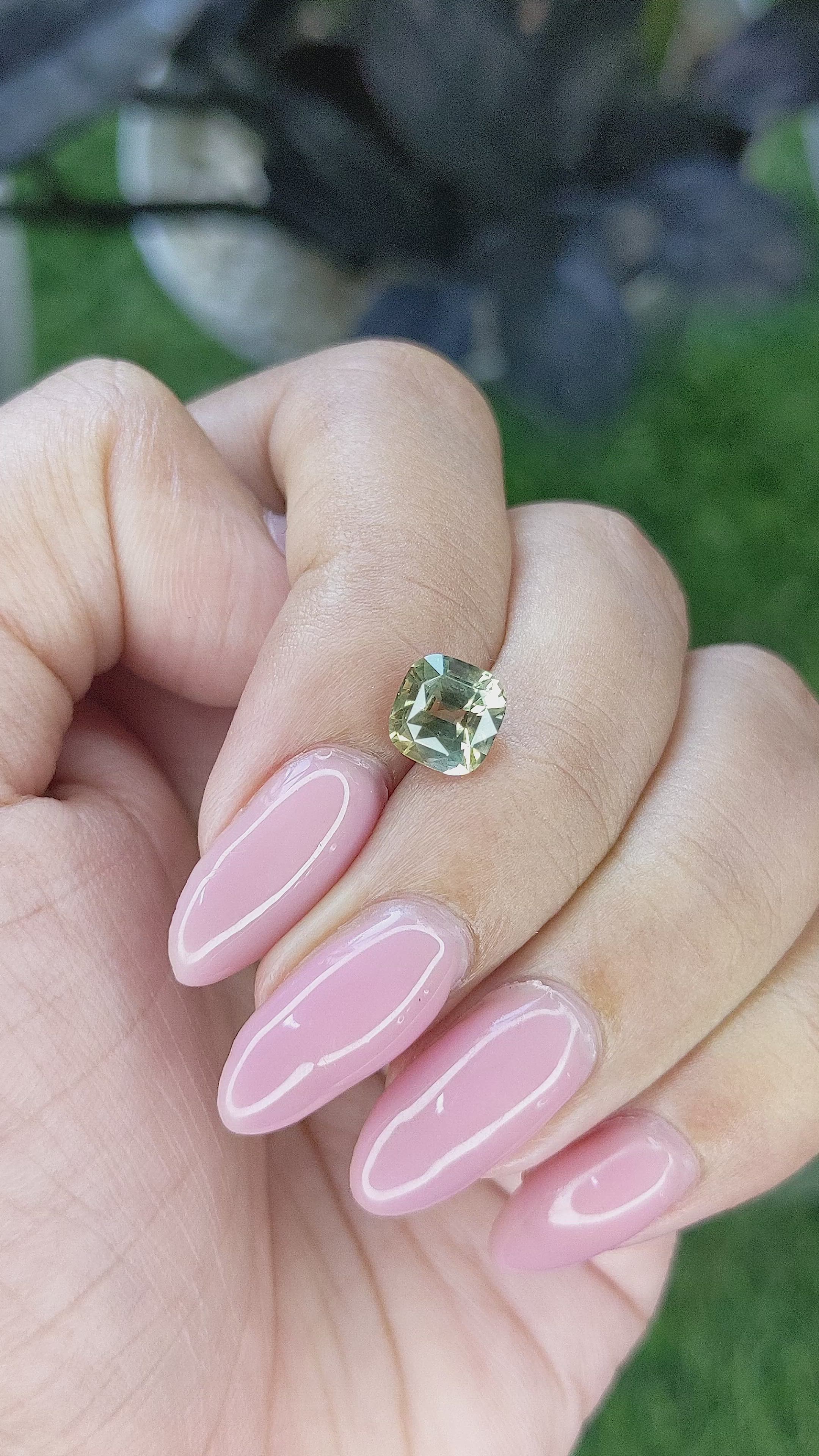 2.03 Ct. Bi Color / Parti Sapphire from Madagascar Size Video