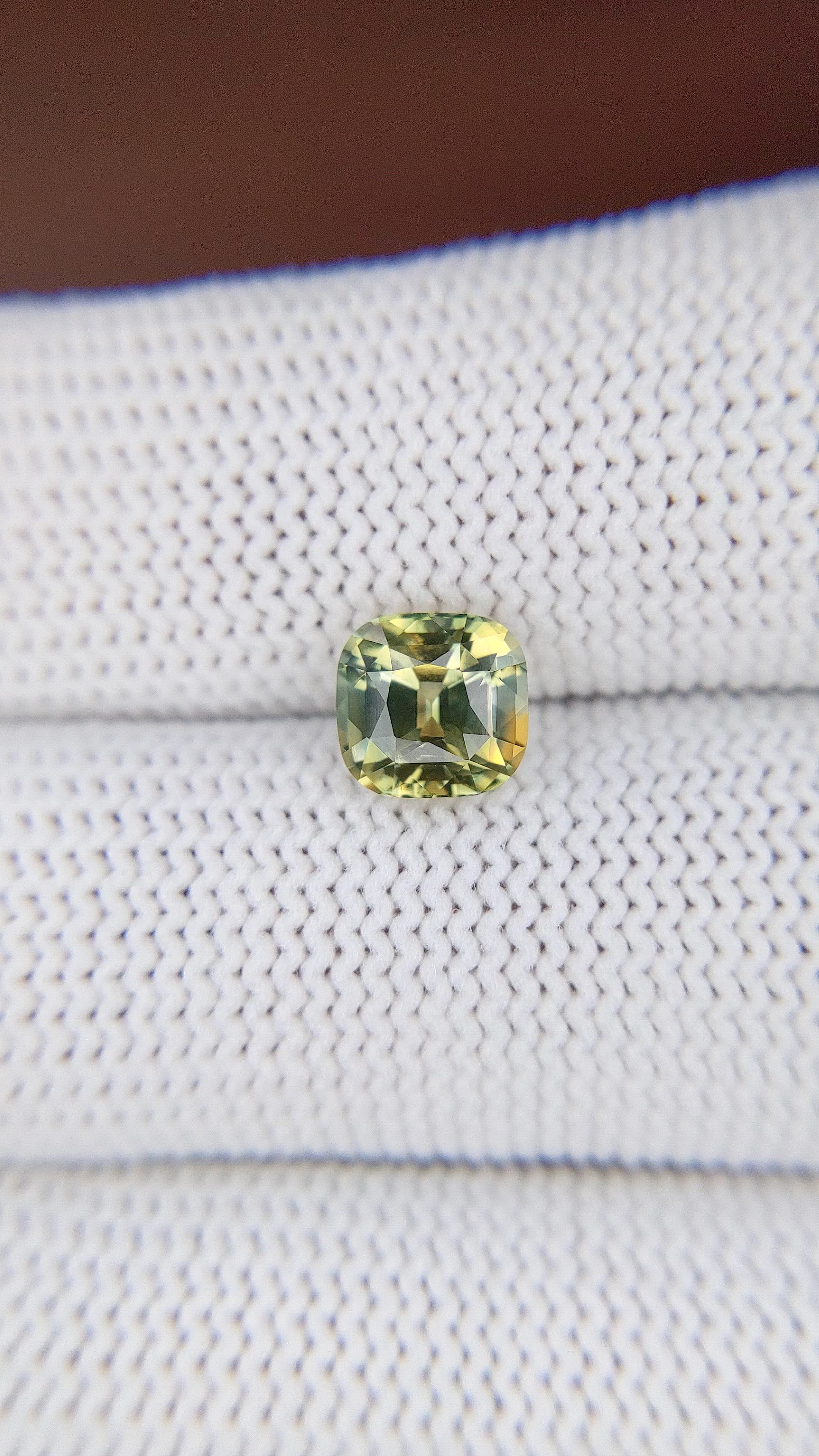 2.03 Ct. Bi Color / Parti Sapphire from Madagascar Size Video
