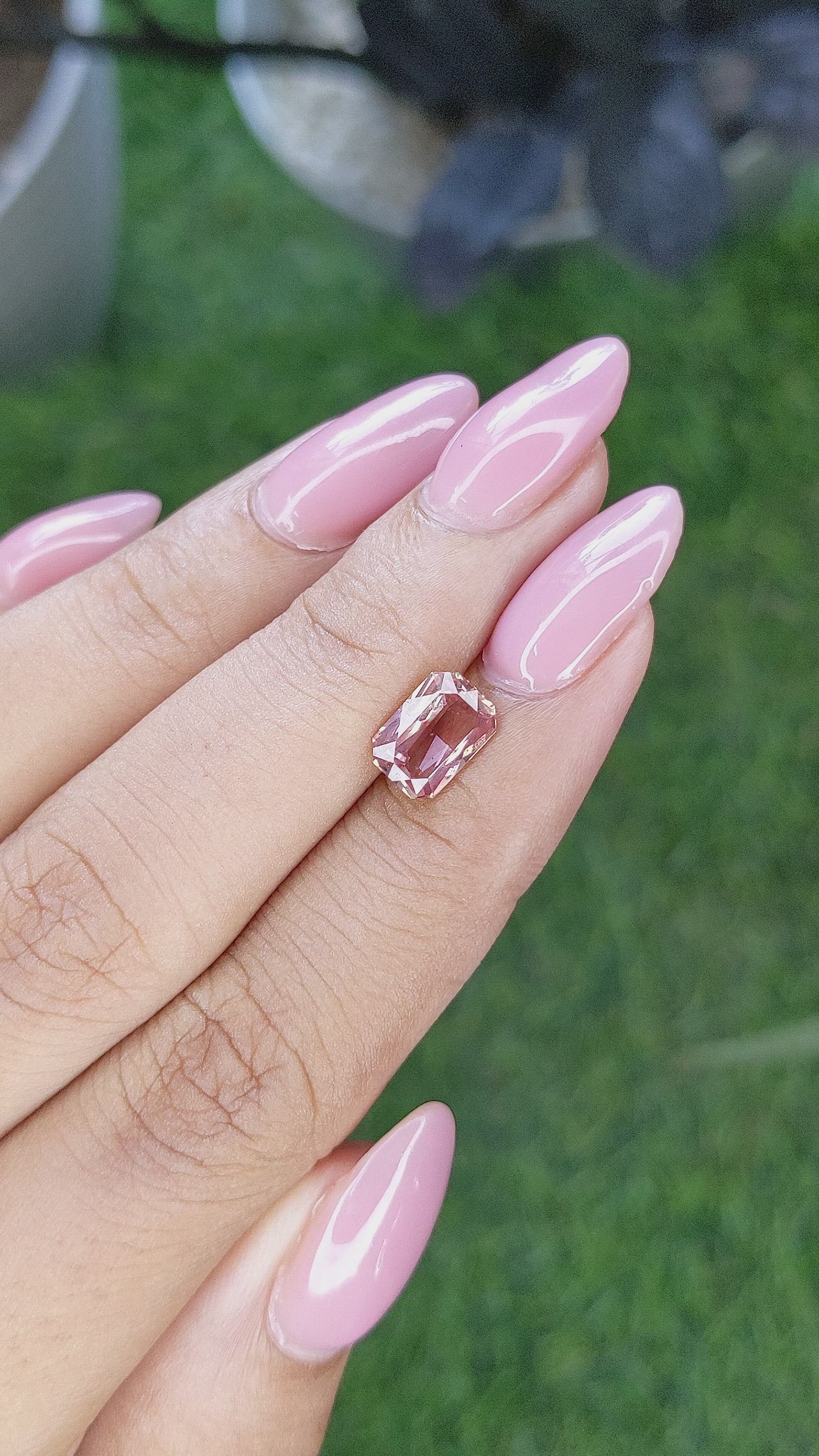 1.66 Ct. Padparadscha Sapphire from Madagascar Size Video