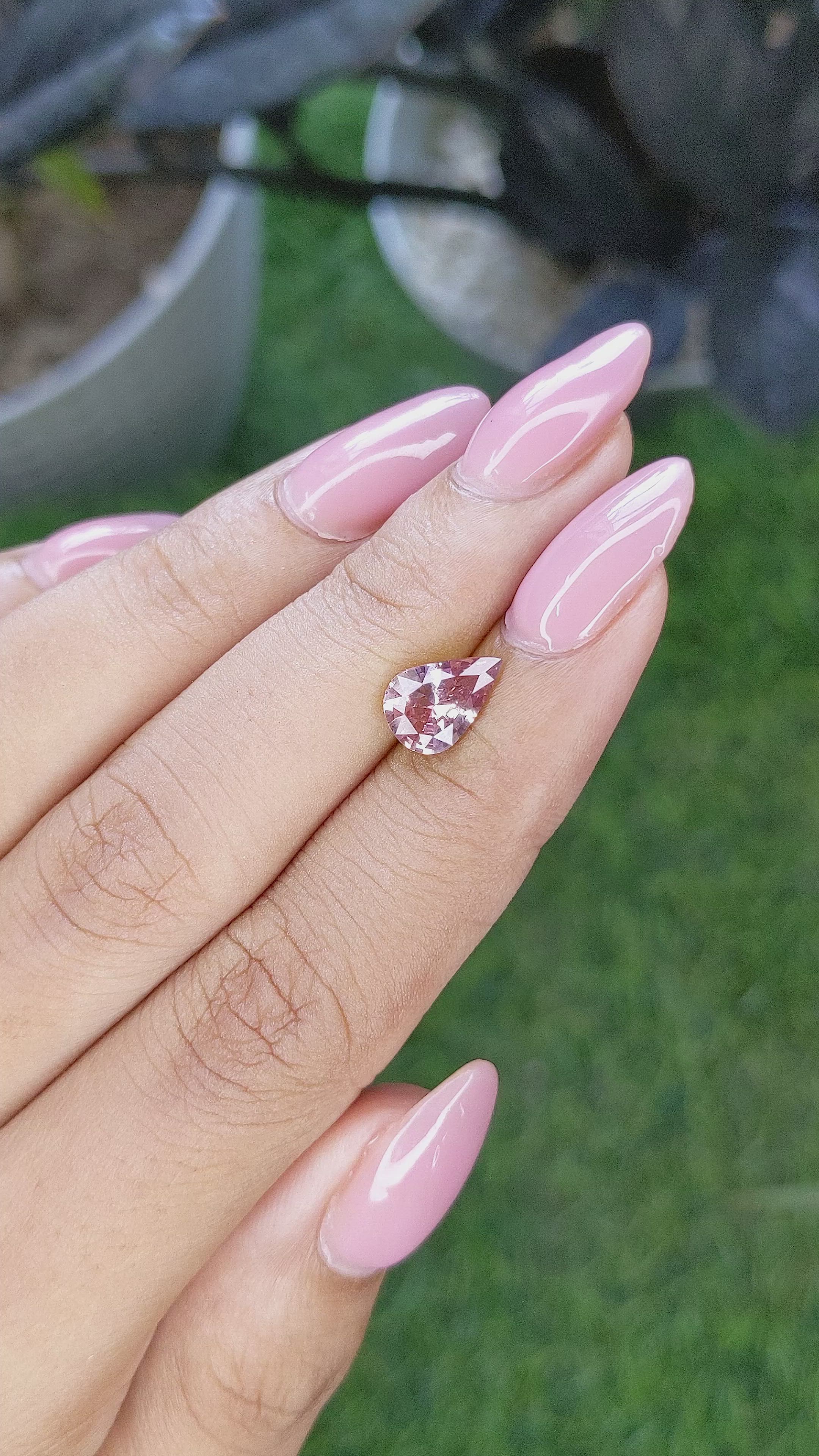 1.55 Ct. Padparadscha Sapphire from Madagascar Size Video