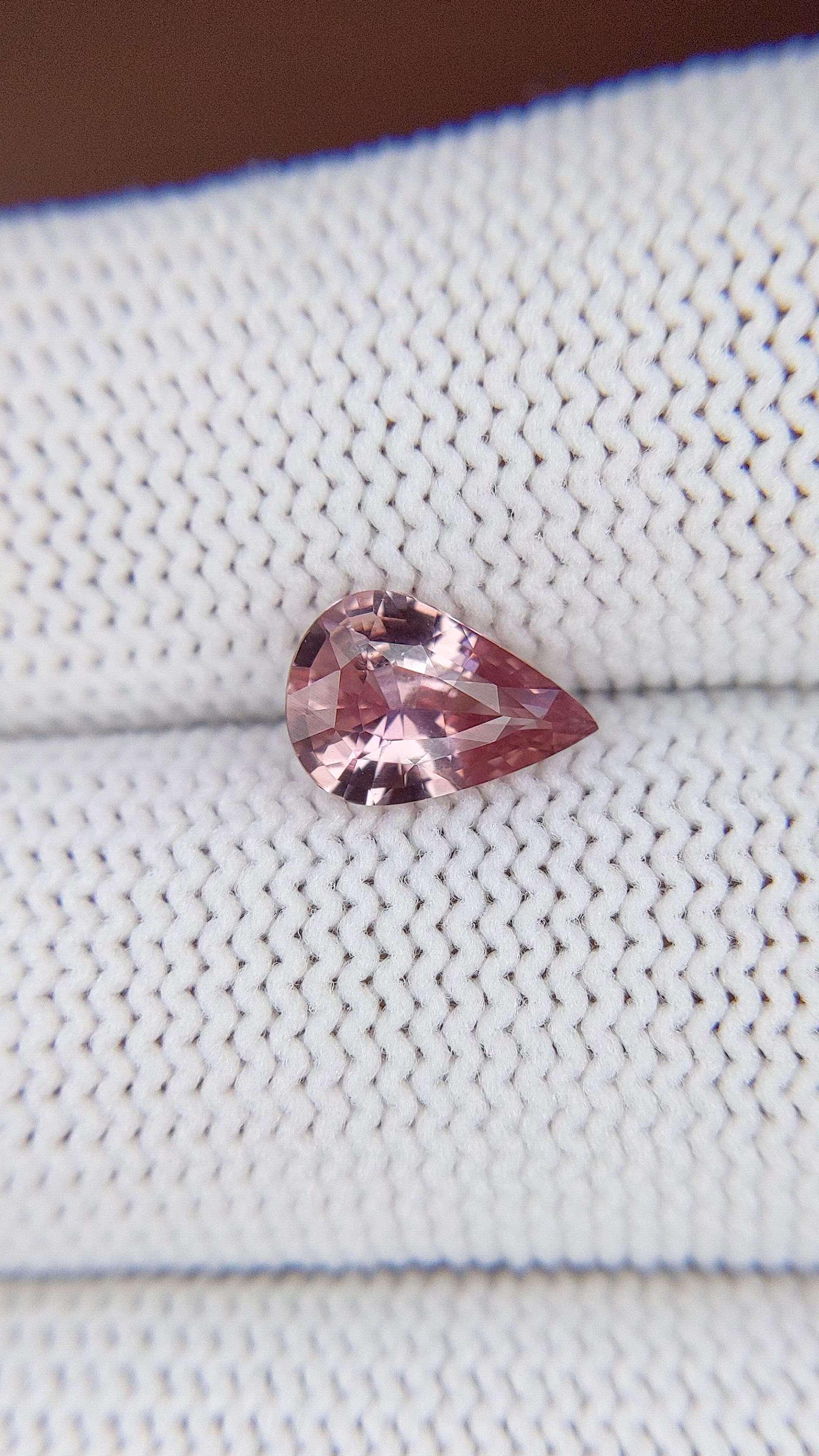 1.55 Ct. Padparadscha Sapphire from Madagascar Size Video