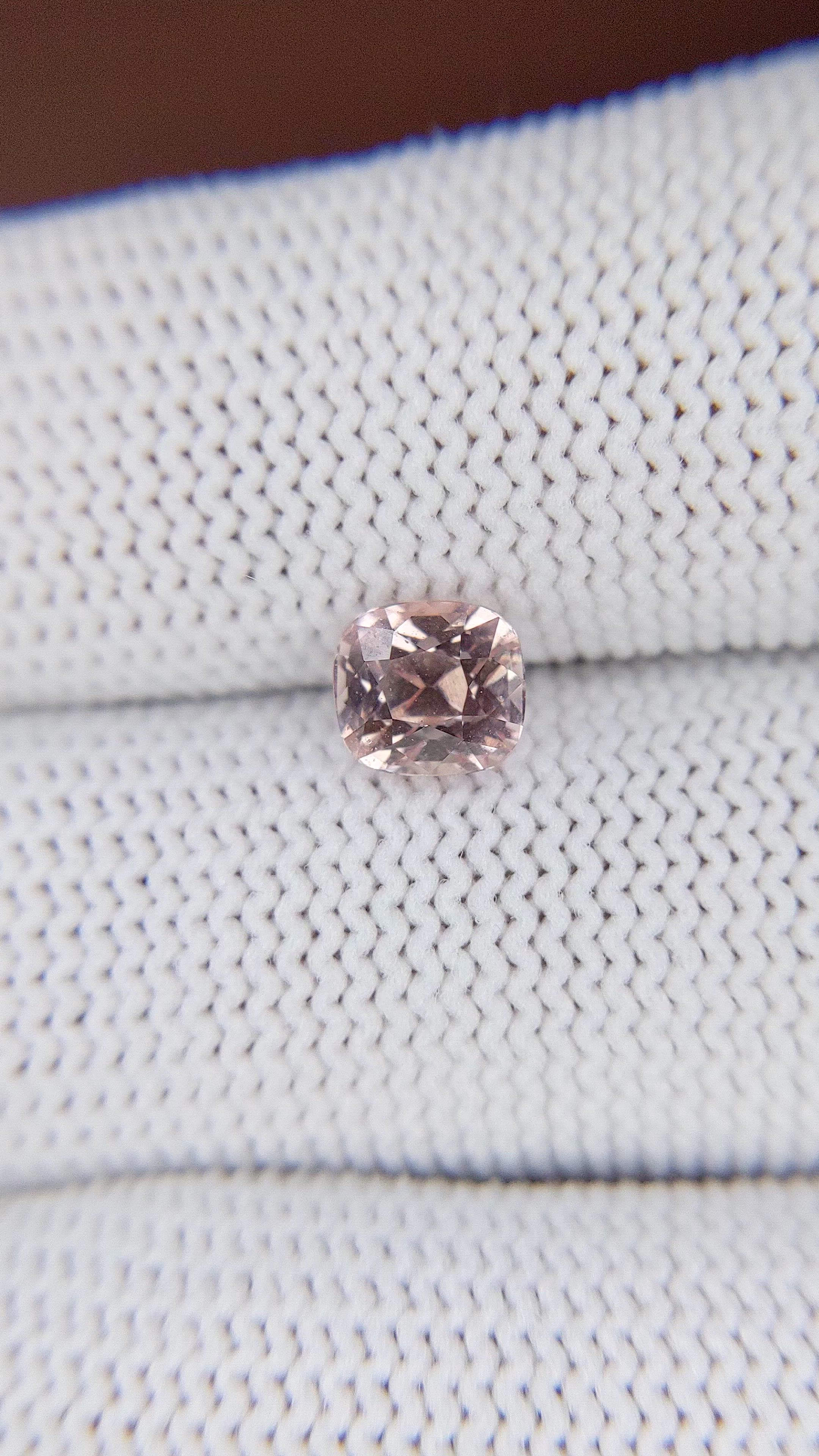 1.59 Ct. Padparadscha Sapphire from Madagascar Size Video