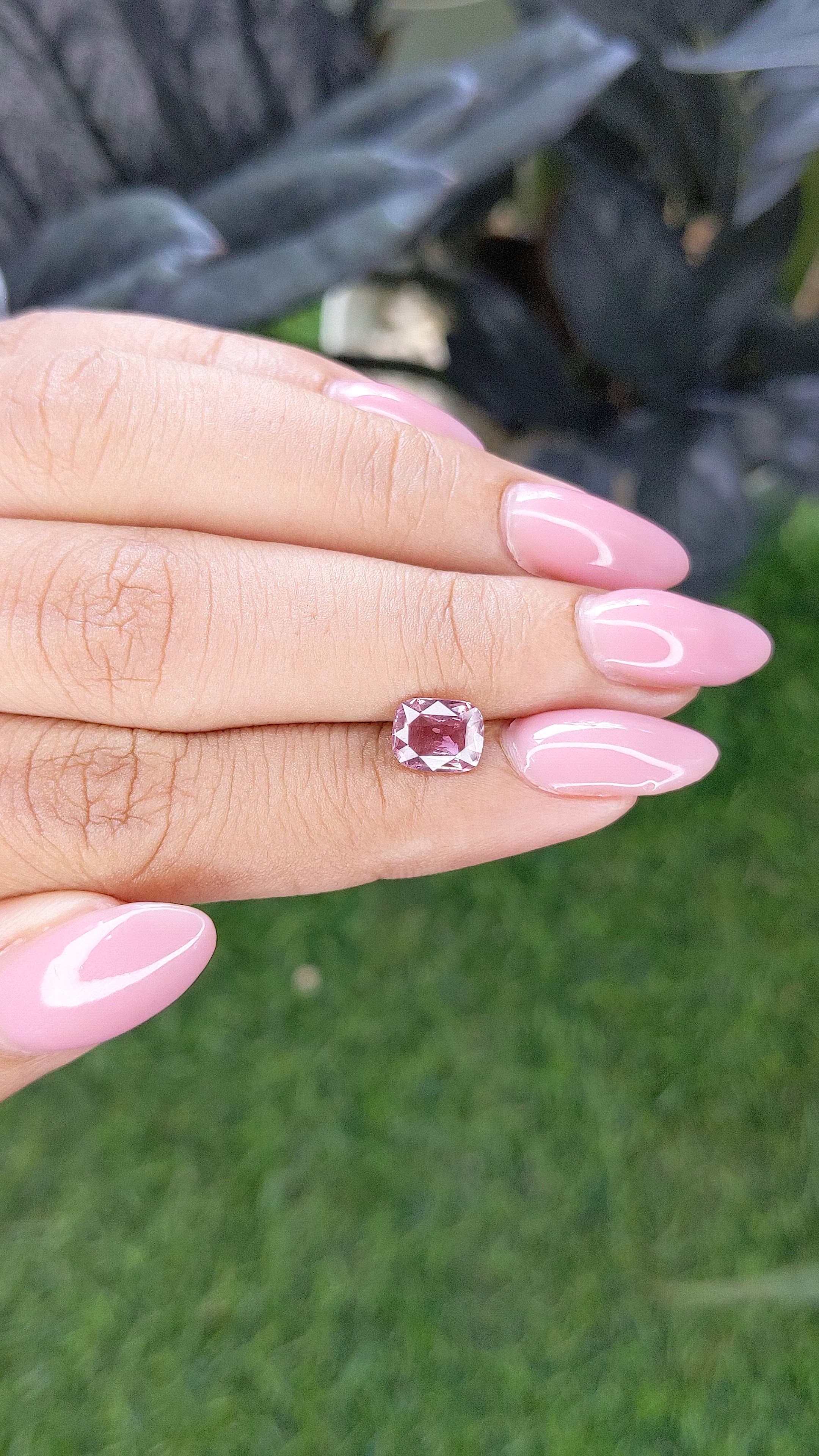 1.38 Ct. Padparadscha Sapphire from Madagascar Size Video