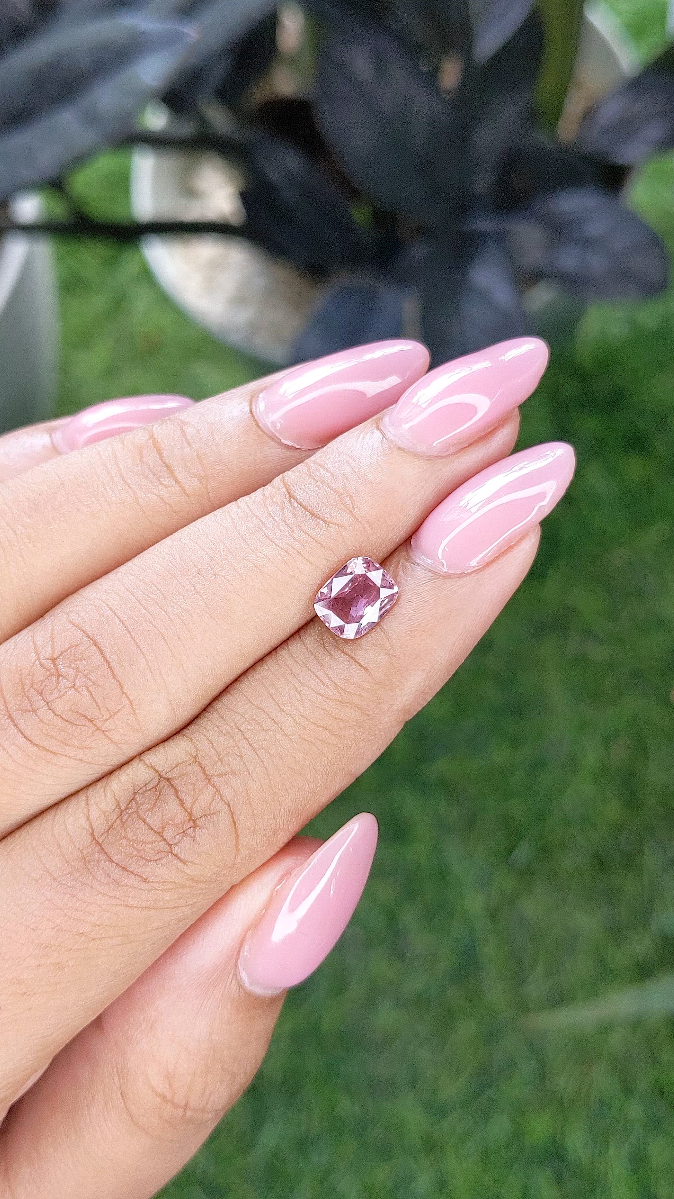 1.38 Ct. Padparadscha Sapphire from Madagascar Size Video