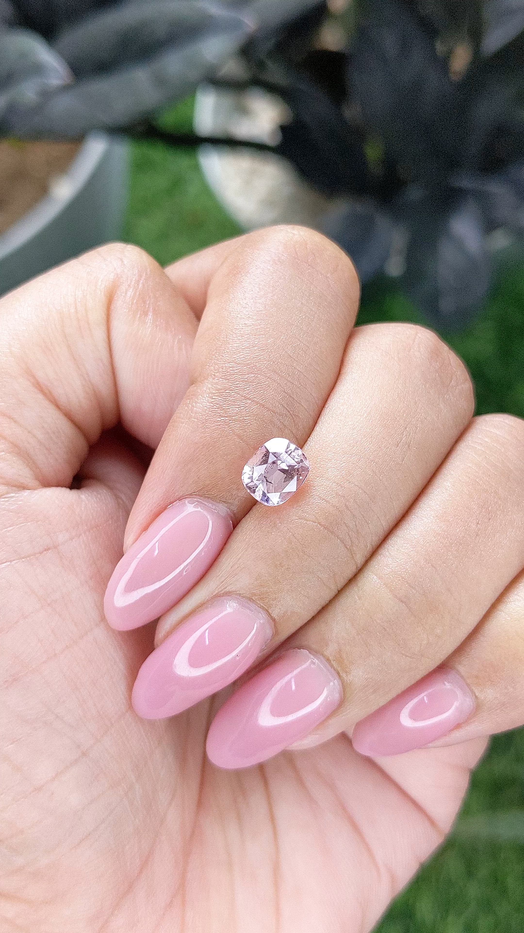 1.69 Ct. Pink Sapphire from Madagascar Size Video