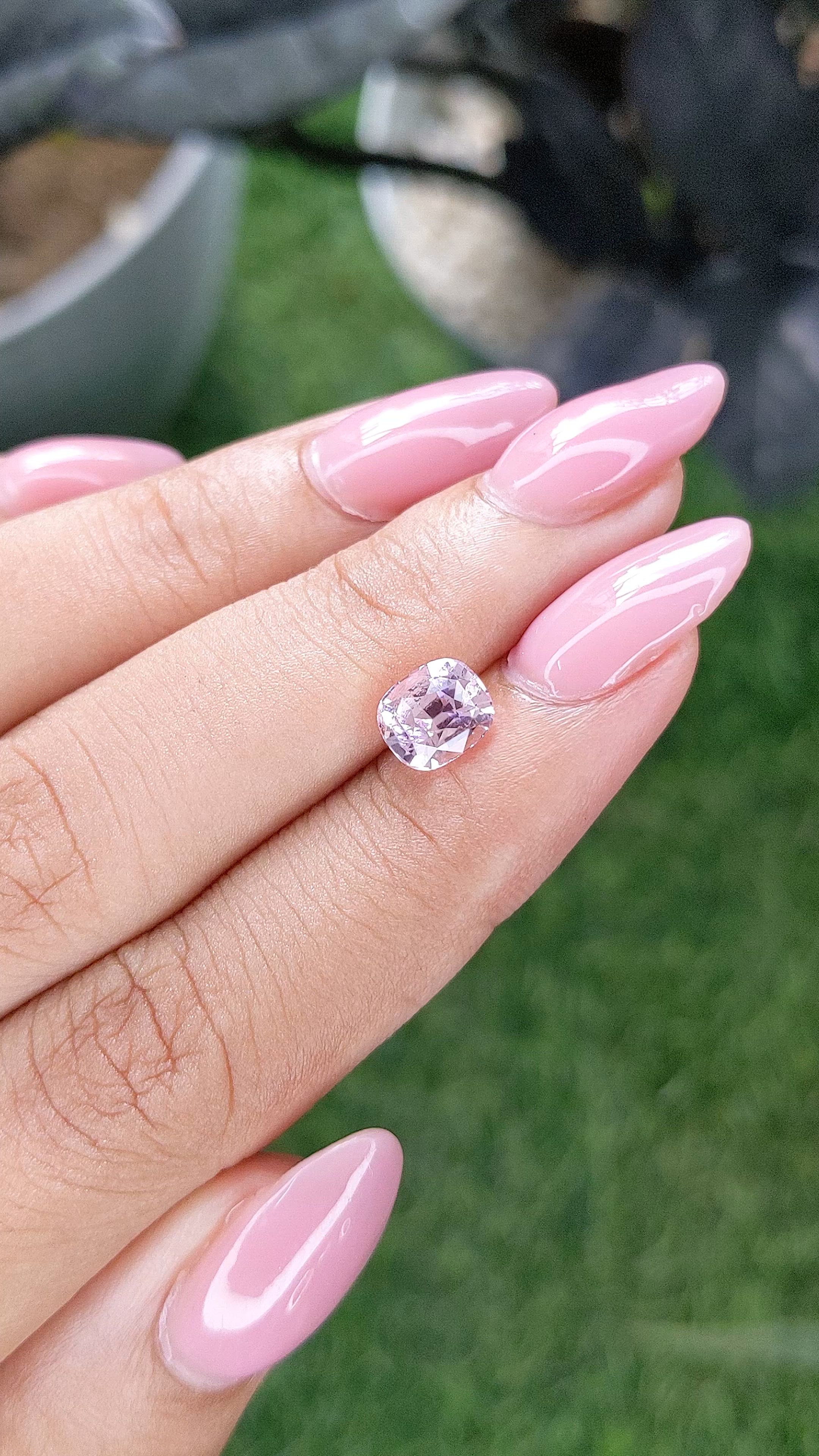 1.69 Ct. Pink Sapphire from Madagascar Size Video