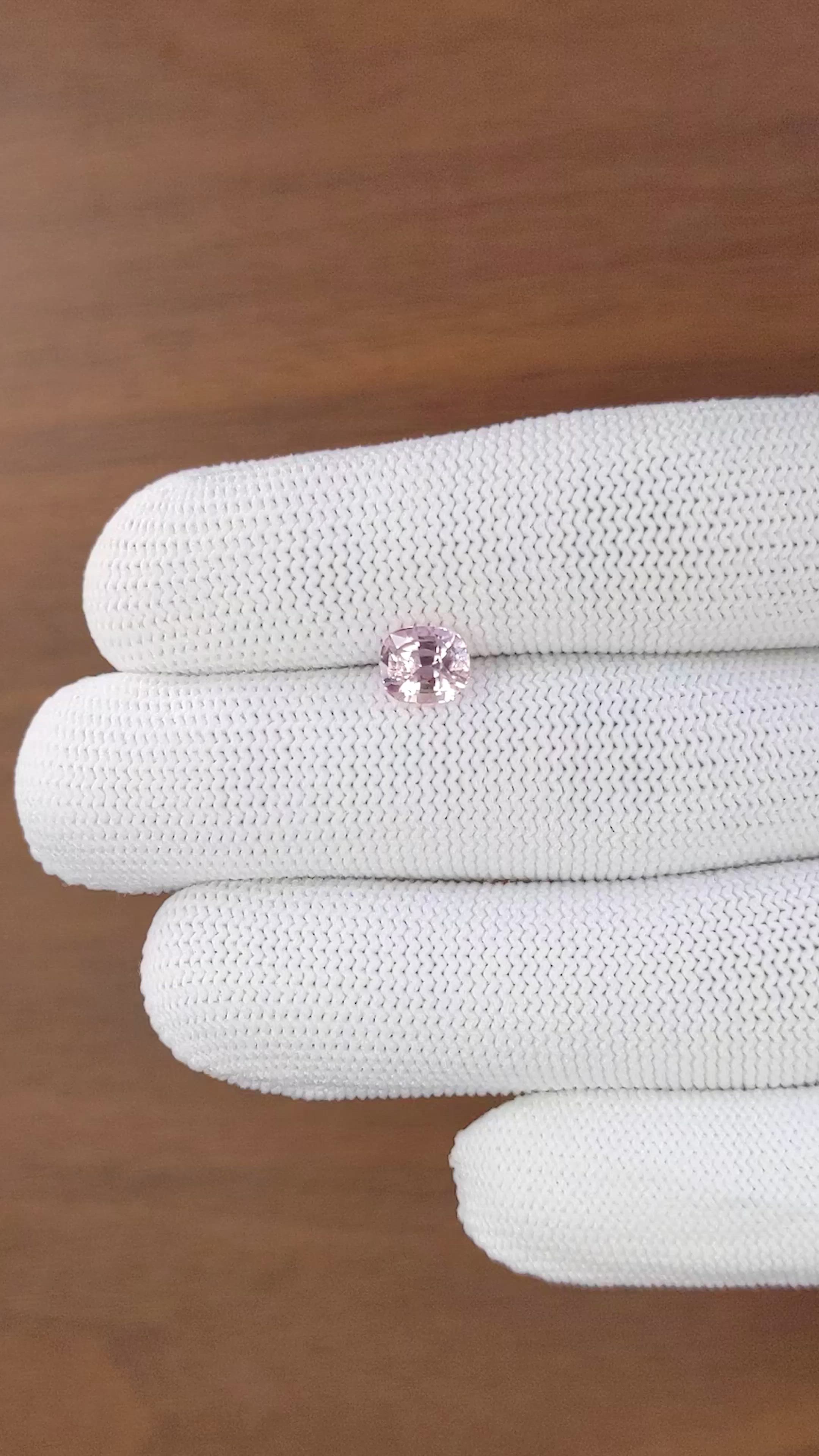 1.69 Ct. Pink Sapphire from Madagascar Size Video